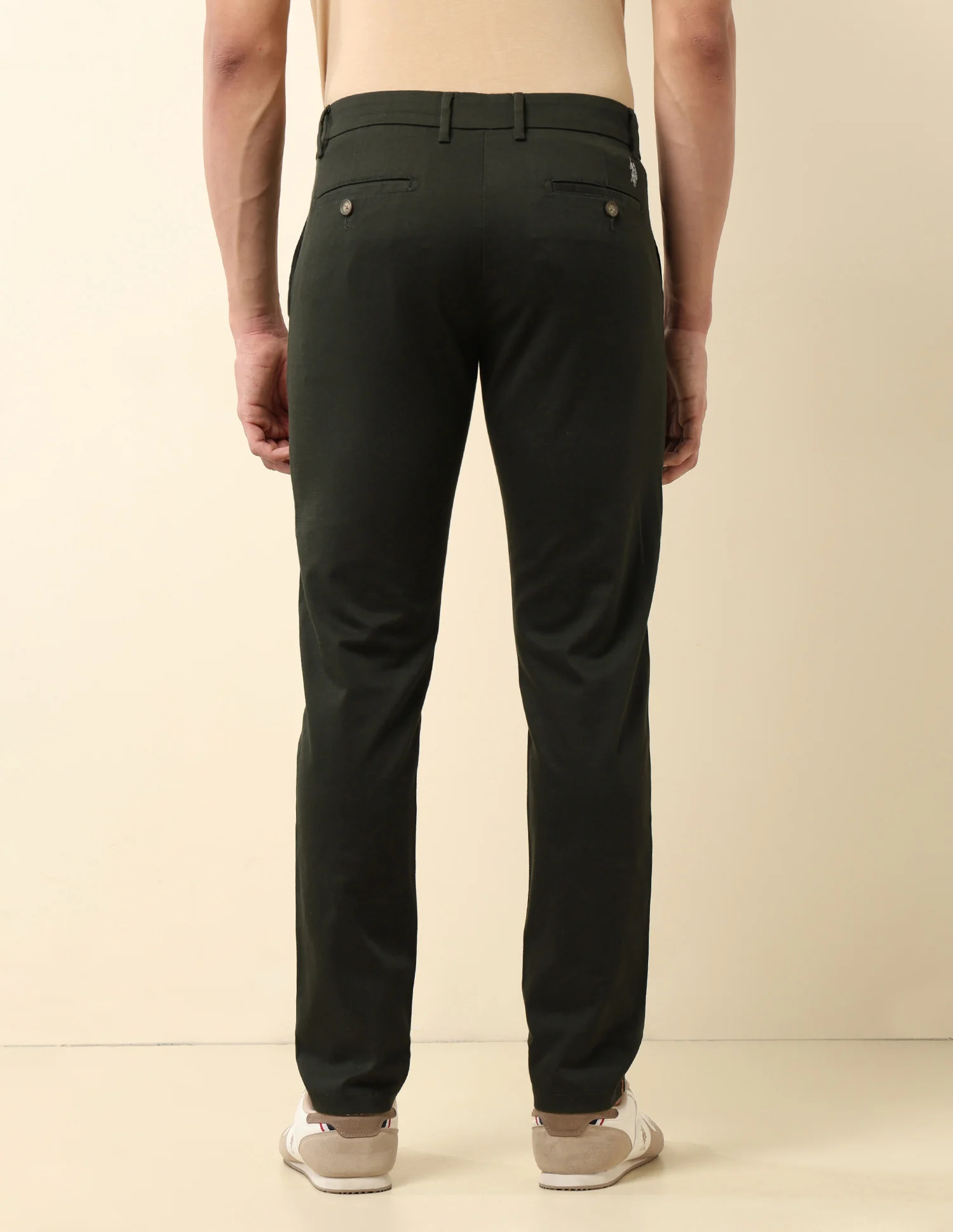 Textured Twill Trousers - Image 5