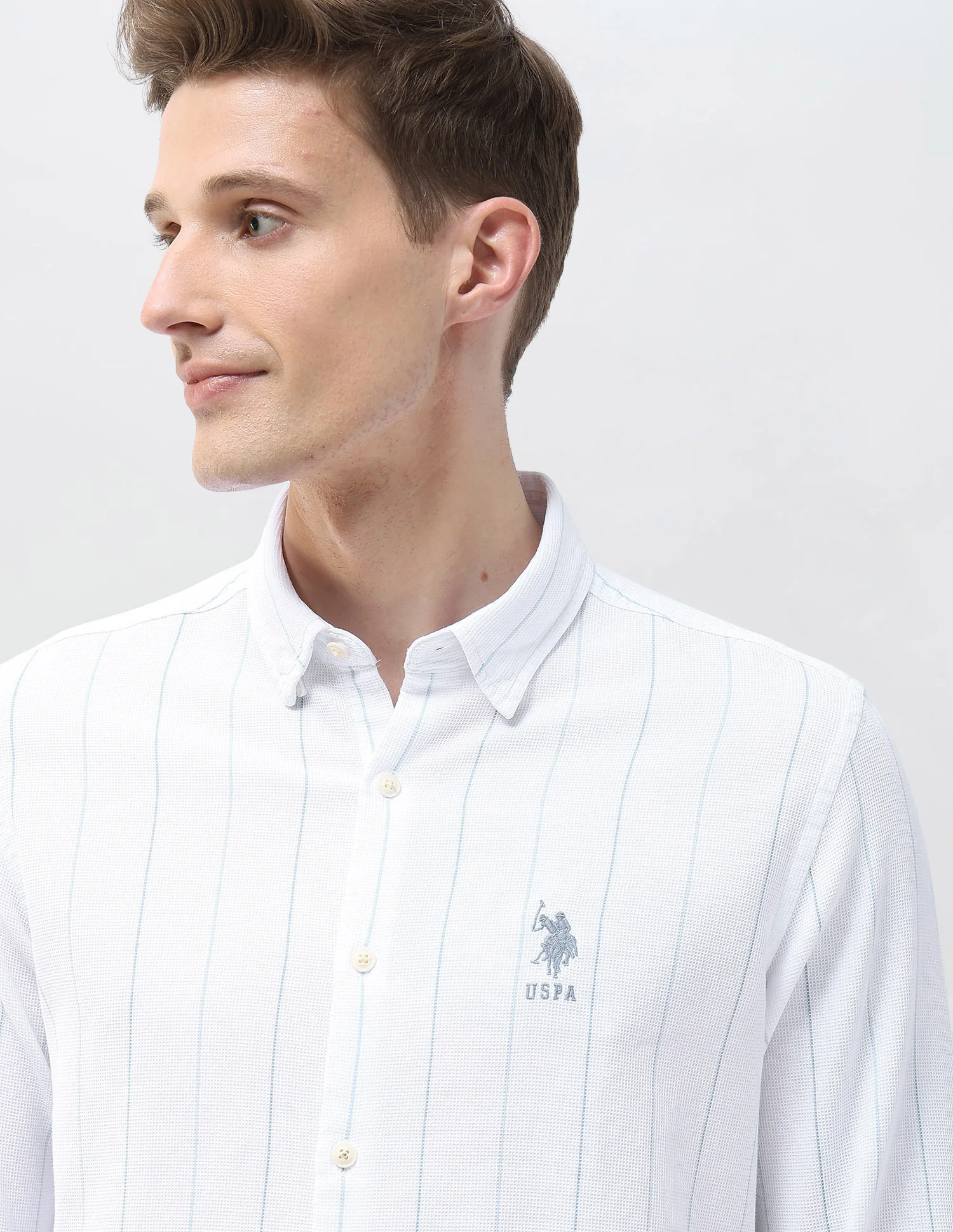 Textured Vertical Striped Motel On The Coast Shirt - Image 7