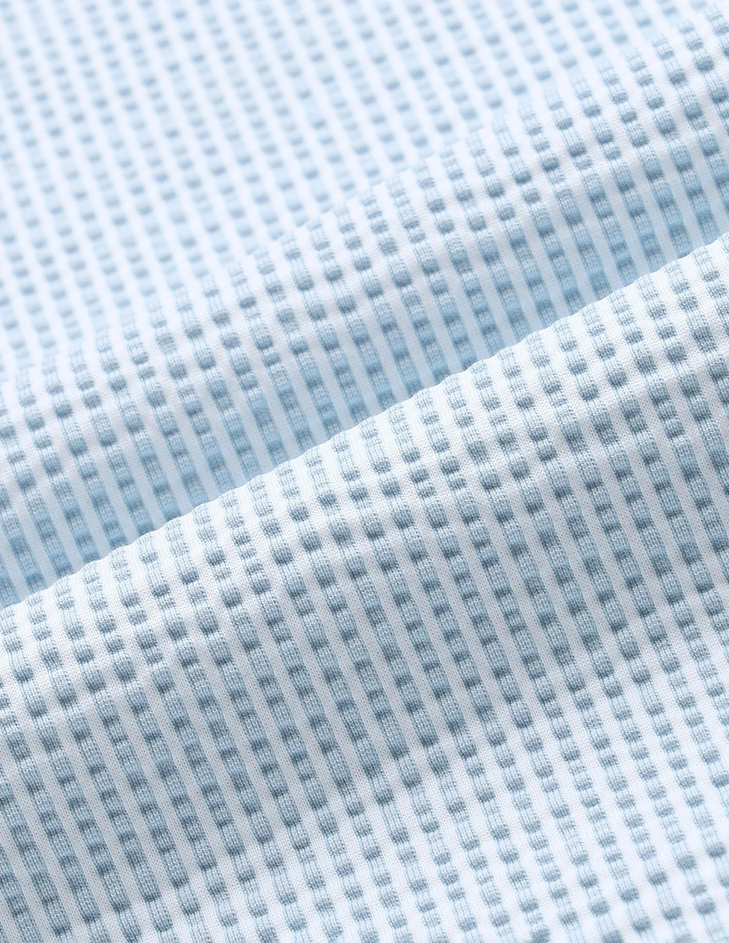 Textured White Harbour Polo Shirt - Image 2
