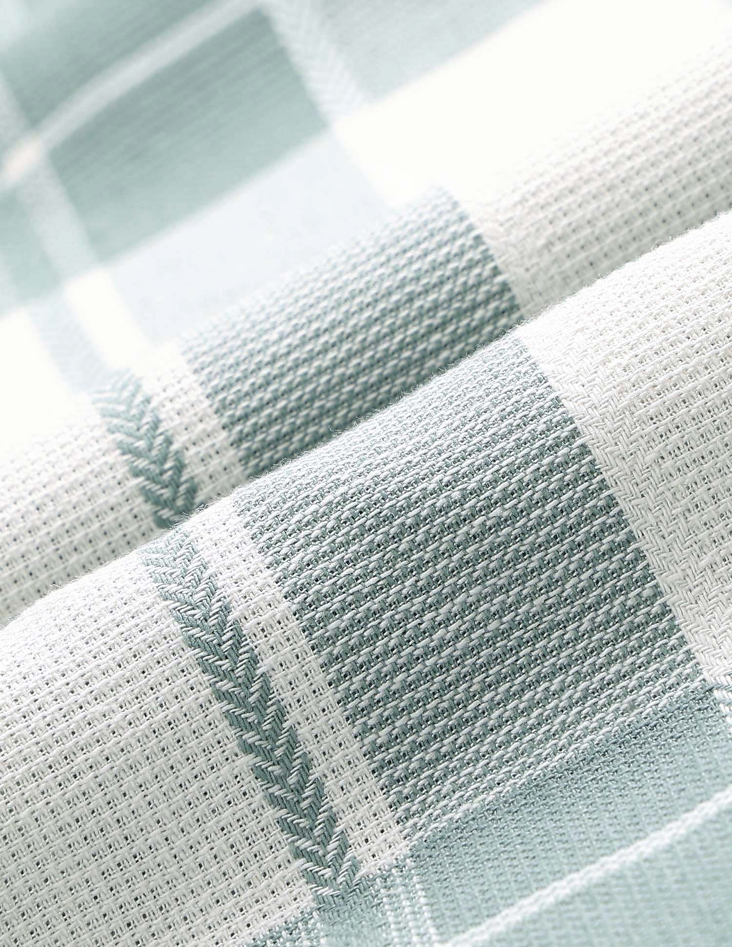 Textured With Tartan Checked Shirt - Image 2