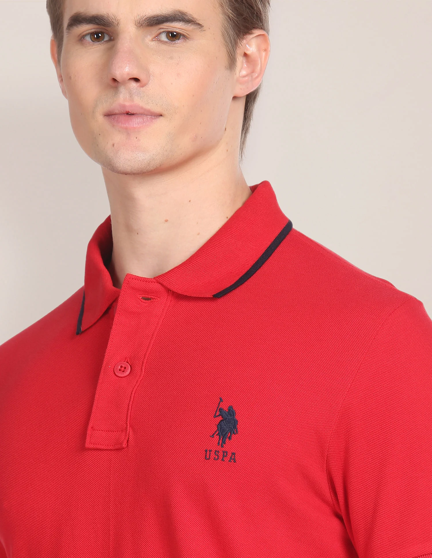 Tipped Collar Slim Fit Polo Shirt - Image 7