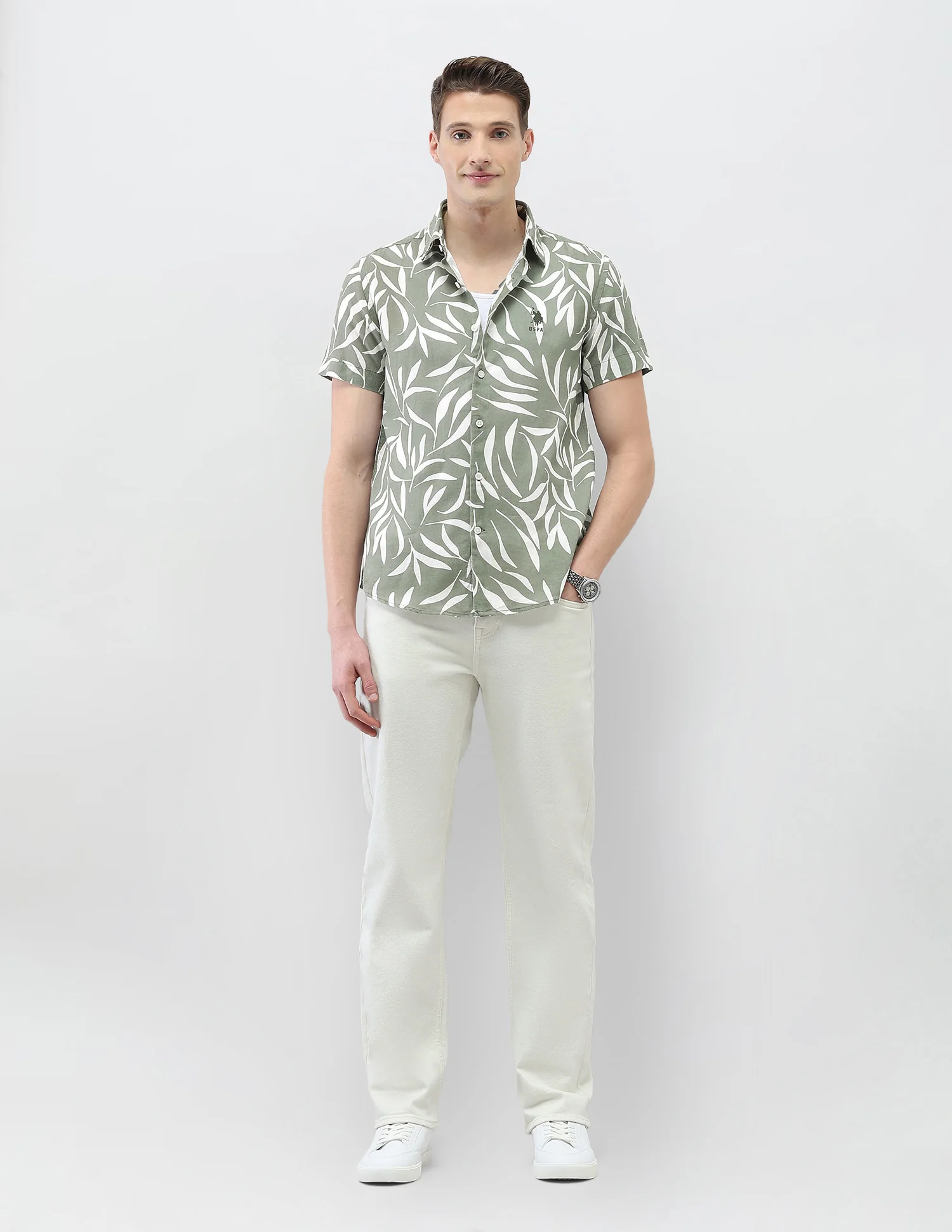 Tropical Printed Motel On The Coast Shirt - Image 3