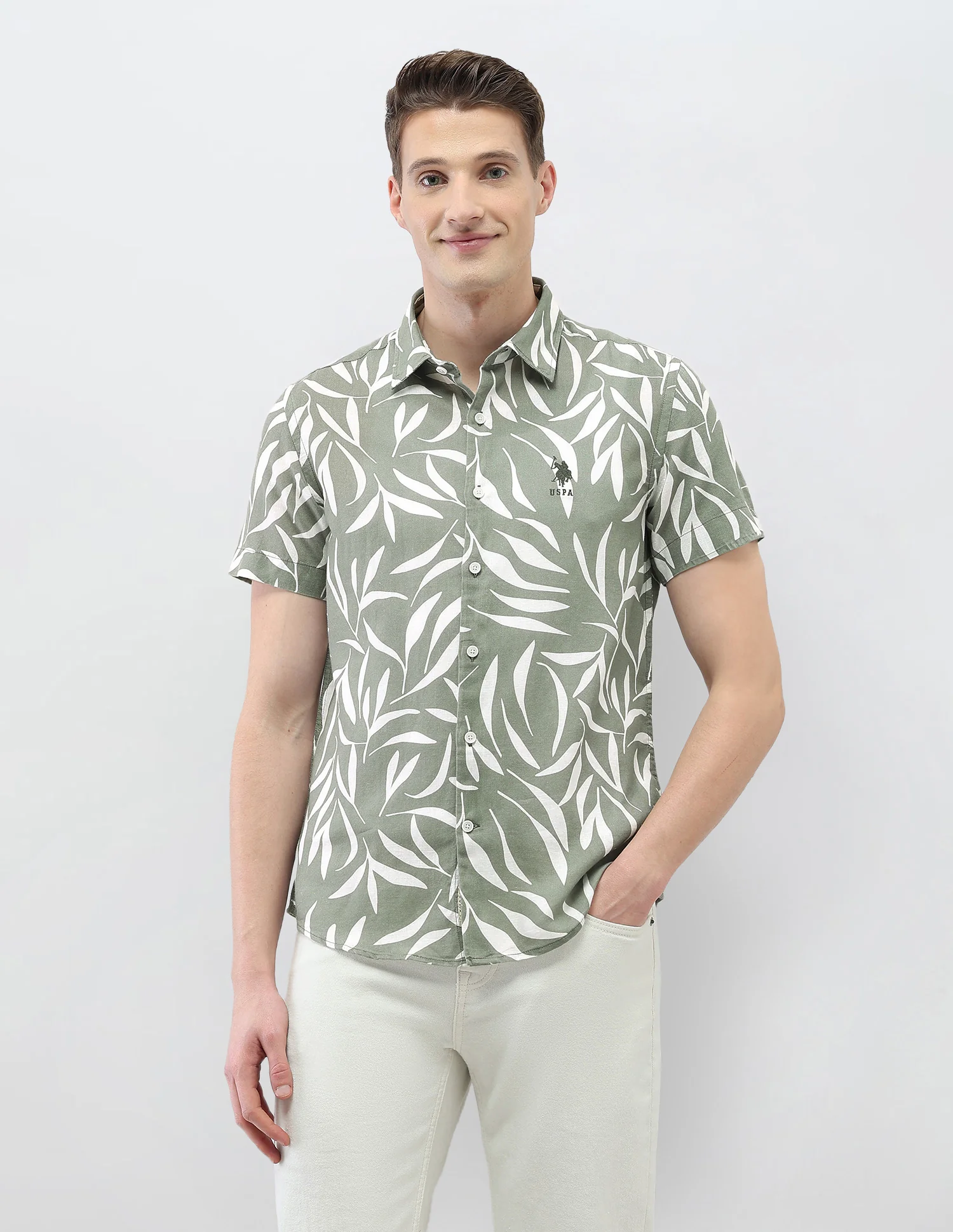 Tropical Printed Motel On The Coast Shirt - Image 6