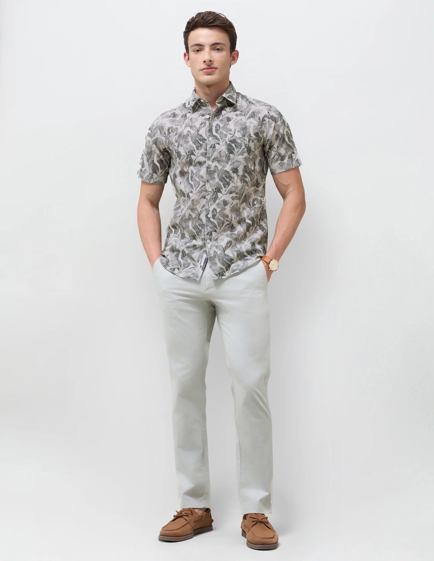 Tropical Printed Regular Fit Shirt - Image 3