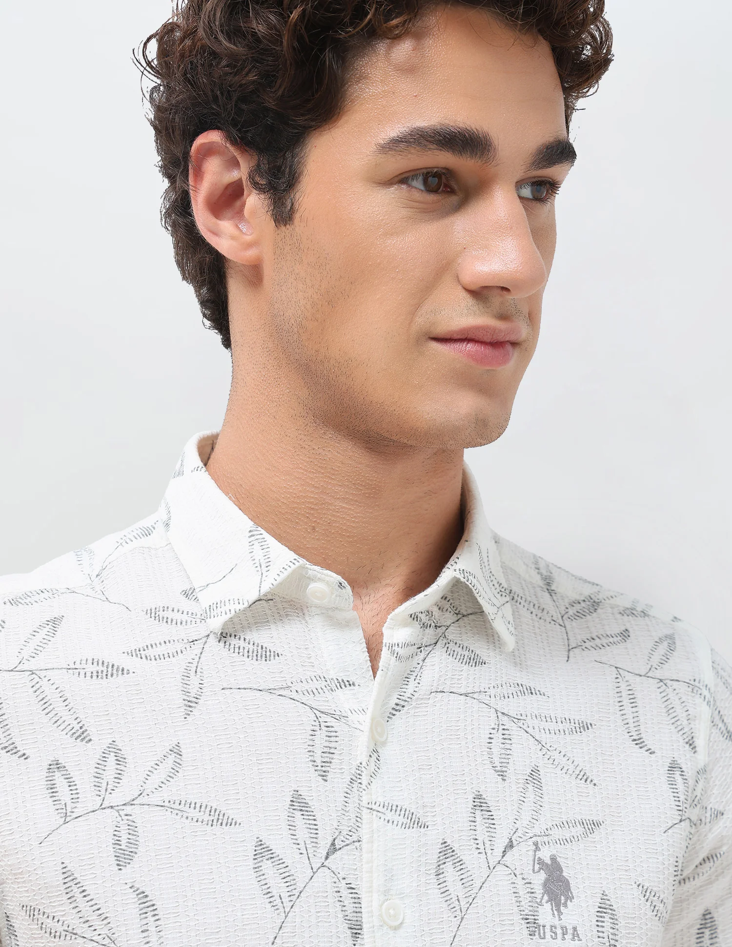 Tropical Printed Regular Fit Shirt - Image 7