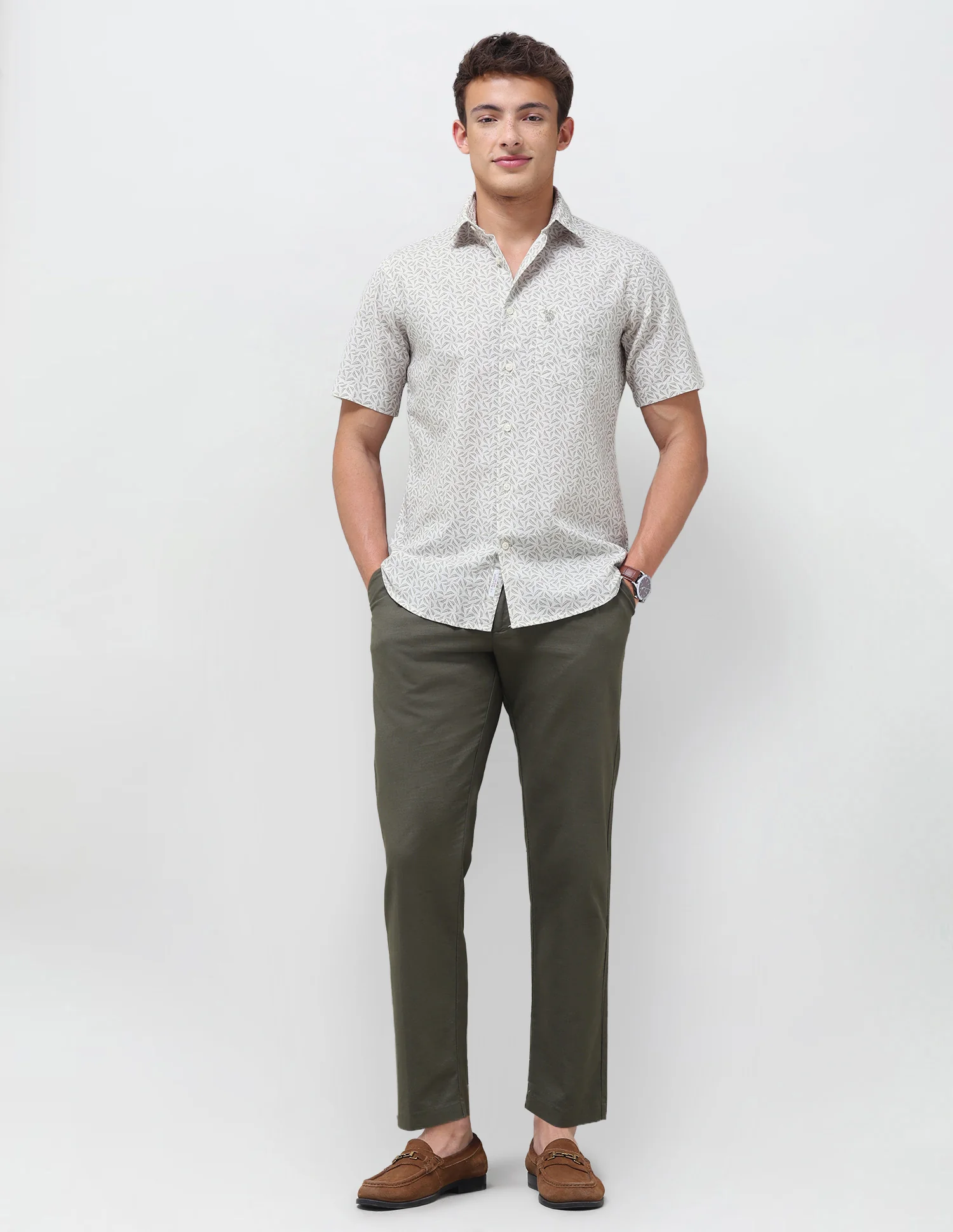 Tropical Printed Regular Fit Shirt - Image 3