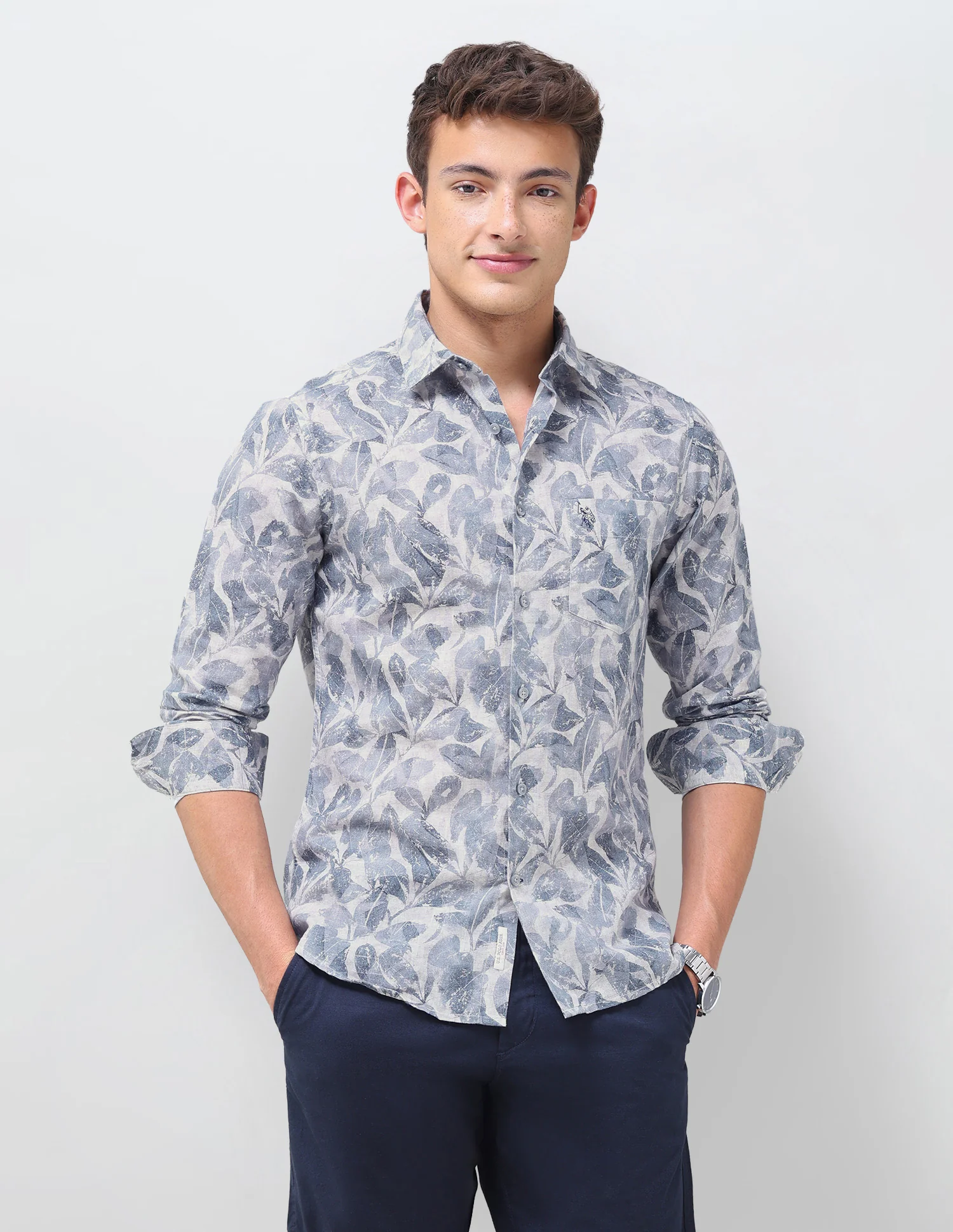 Tropical Printed Regular Fit Shirt