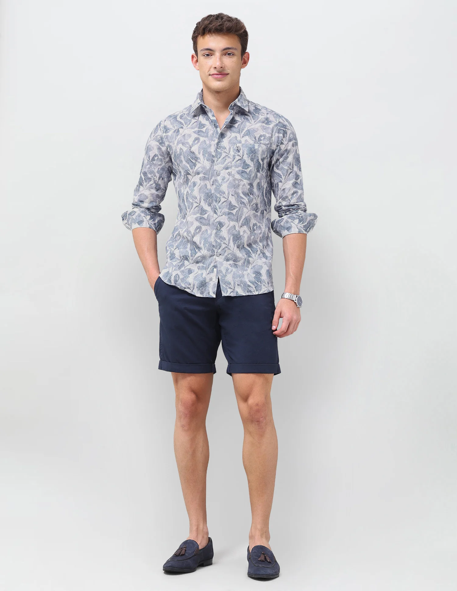 Tropical Printed Regular Fit Shirt - Image 3