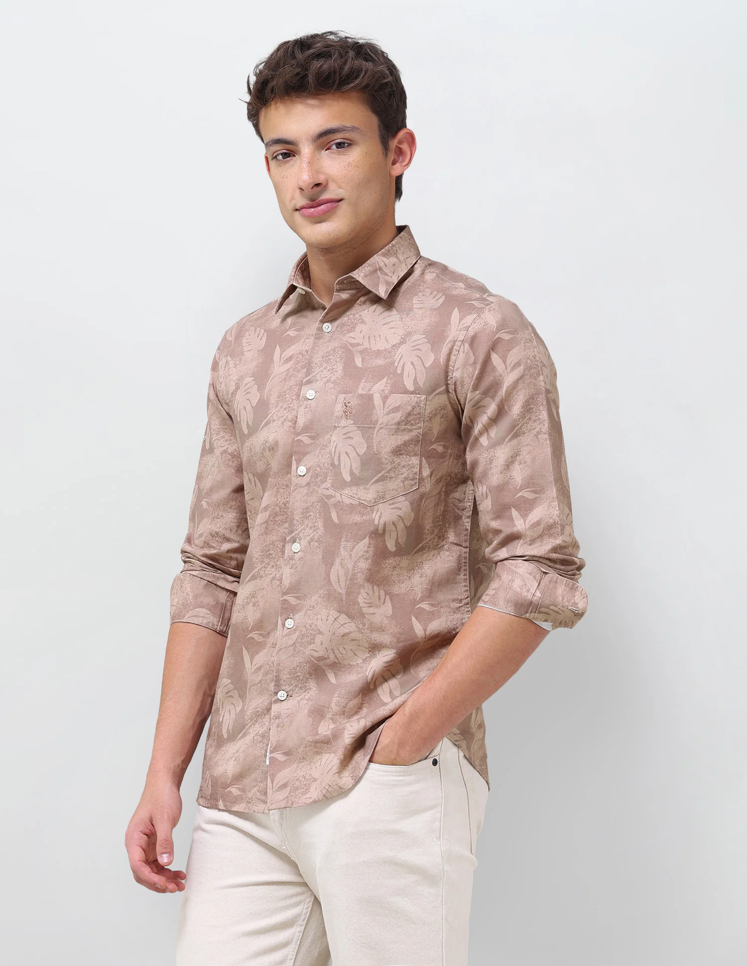 Tropical Printed Regular Fit Shirt - Image 4