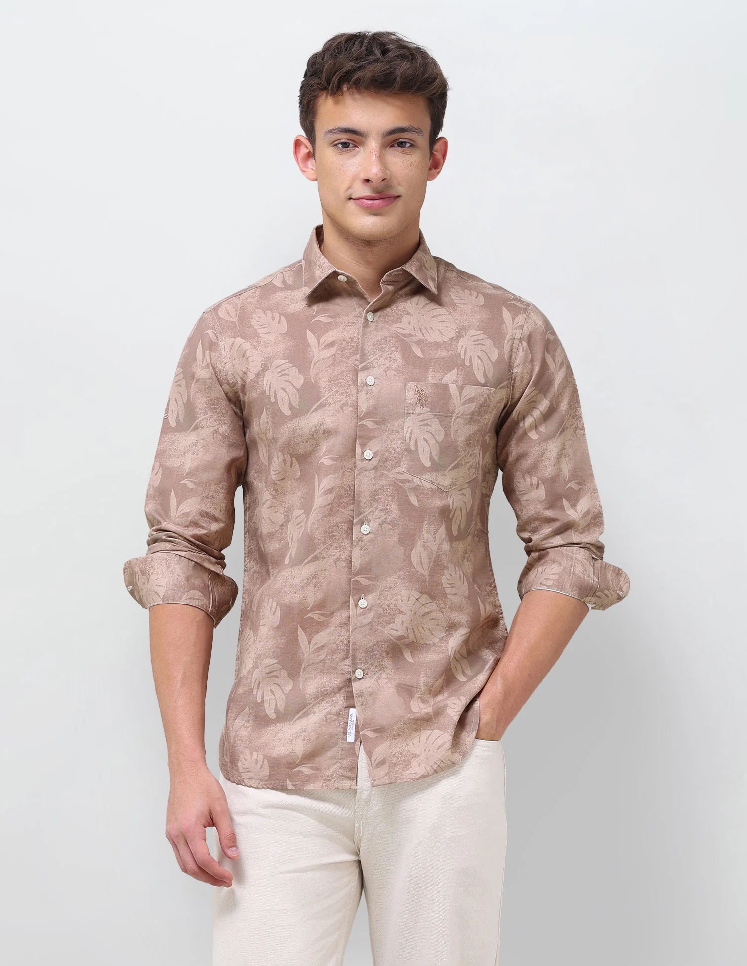 Tropical Printed Regular Fit Shirt - Image 6