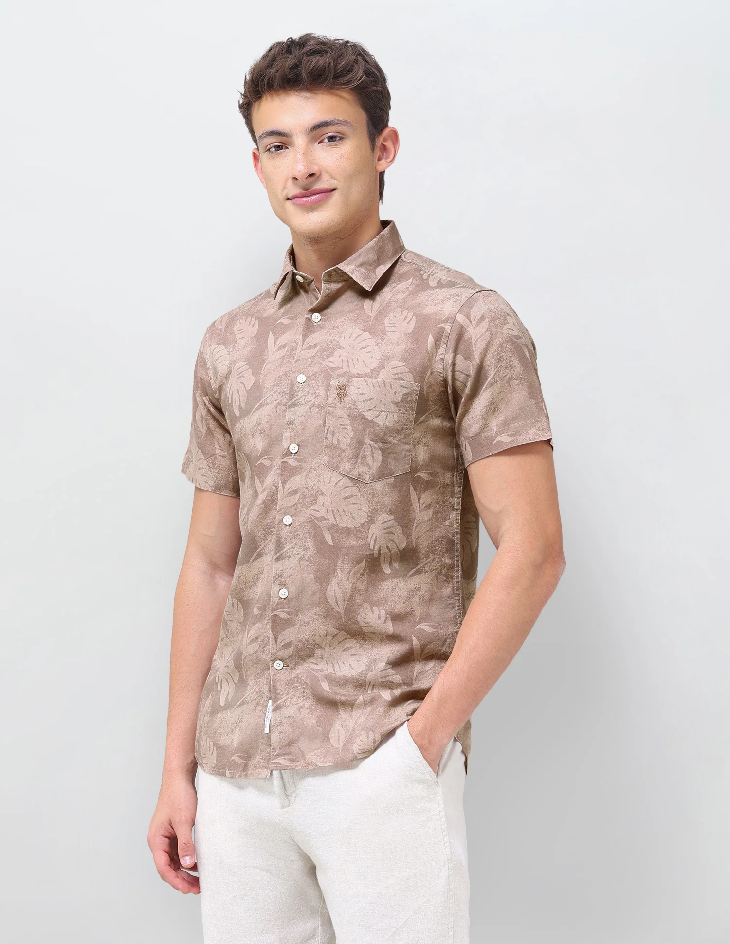 Tropical Printed Regular Fit Shirt - Image 4