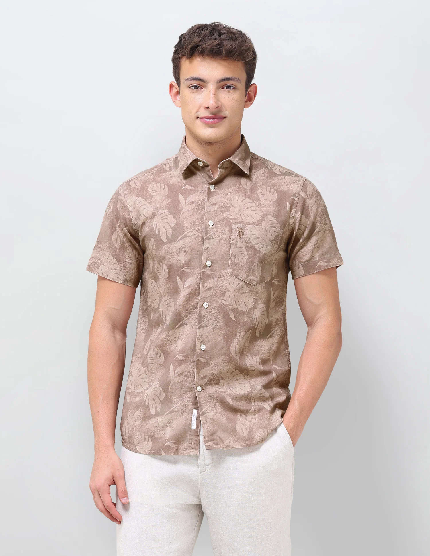 Tropical Printed Regular Fit Shirt - Image 6