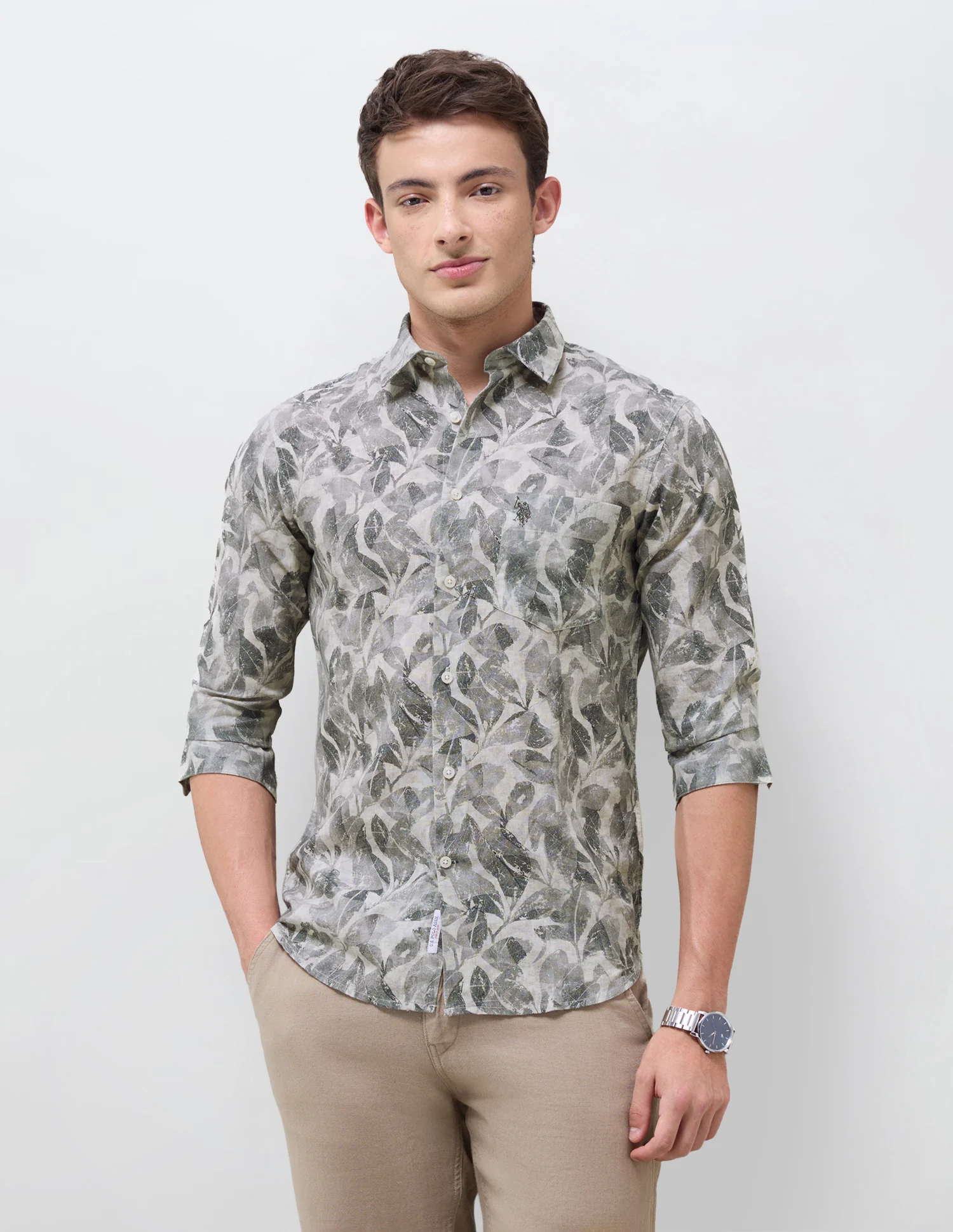 Tropical Printed Regular Fit Shirt