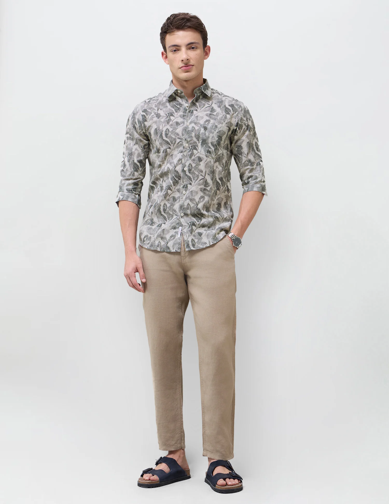 Tropical Printed Regular Fit Shirt - Image 3