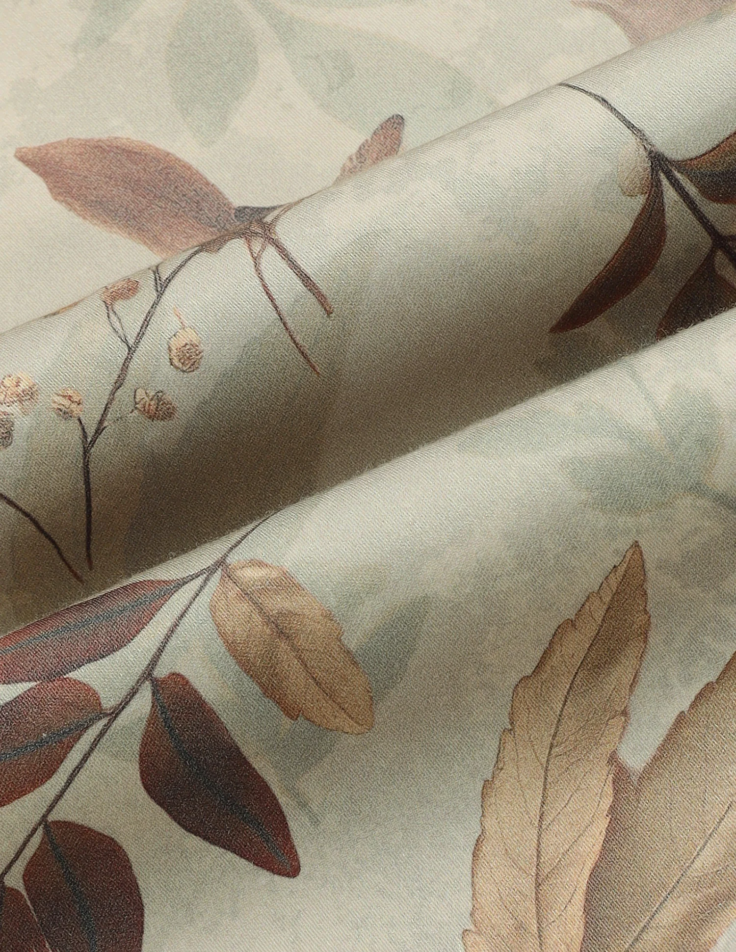 Tropical Printed Satin Shirt - Image 2