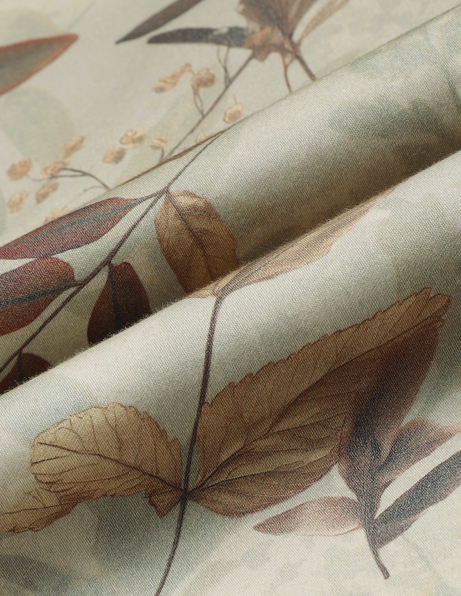 Tropical Printed Satin Shirt - Image 2