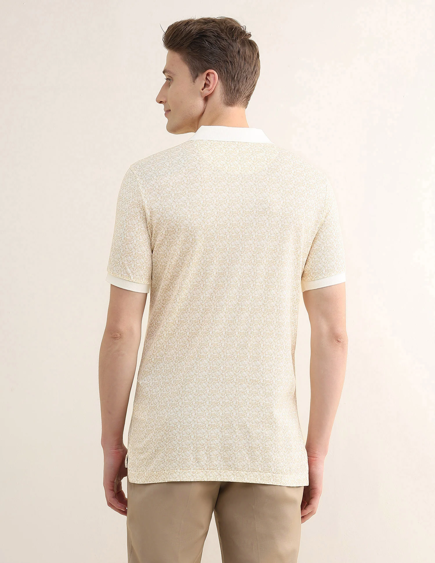 Tropical Printed Slim Fit Polo Shirt - Image 5