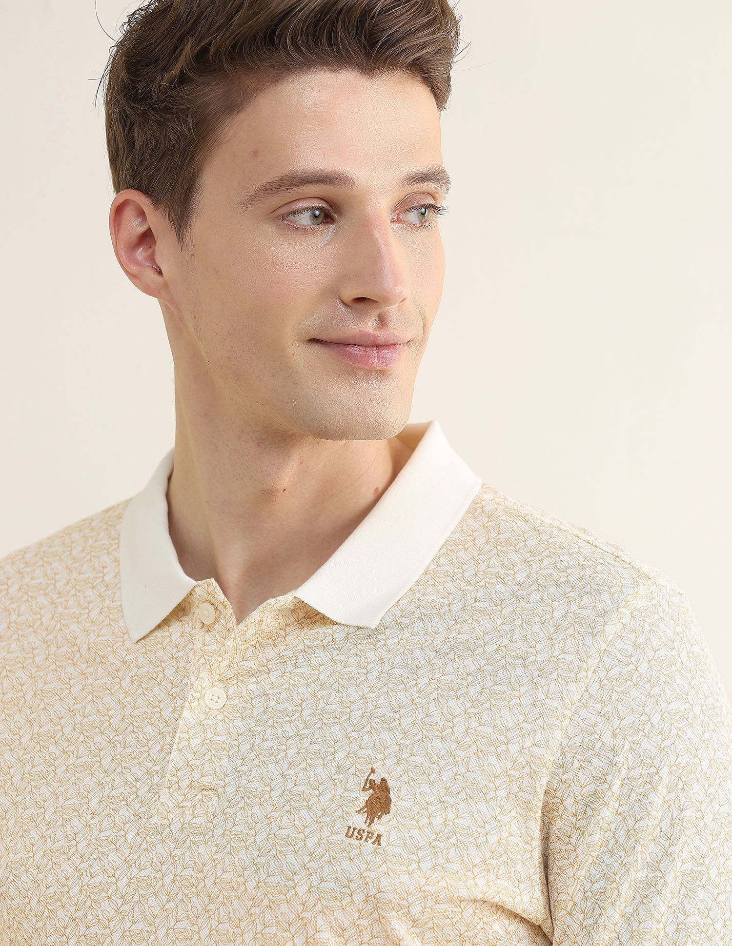 Tropical Printed Slim Fit Polo Shirt - Image 7