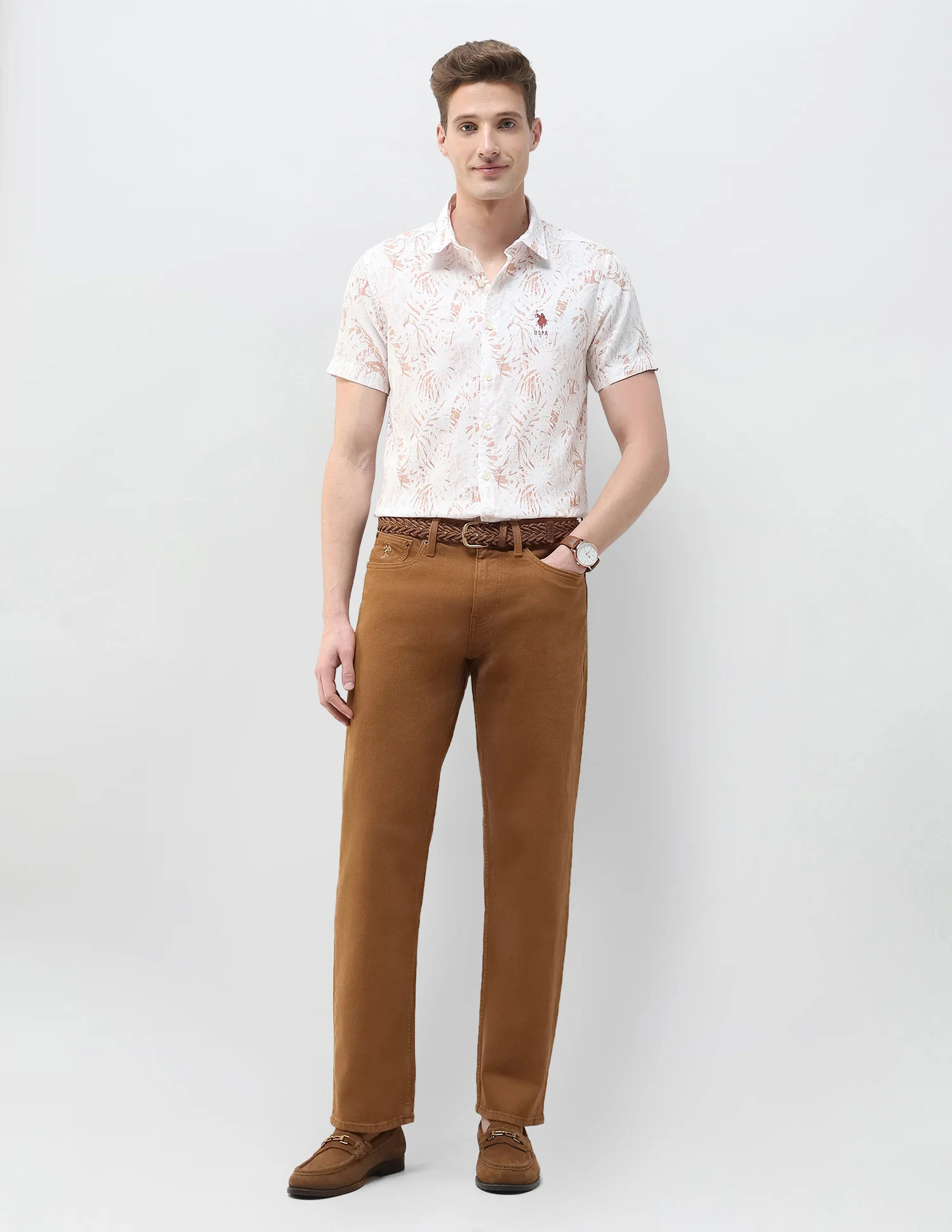 Tropical Printed Summer House Shirt - Image 3