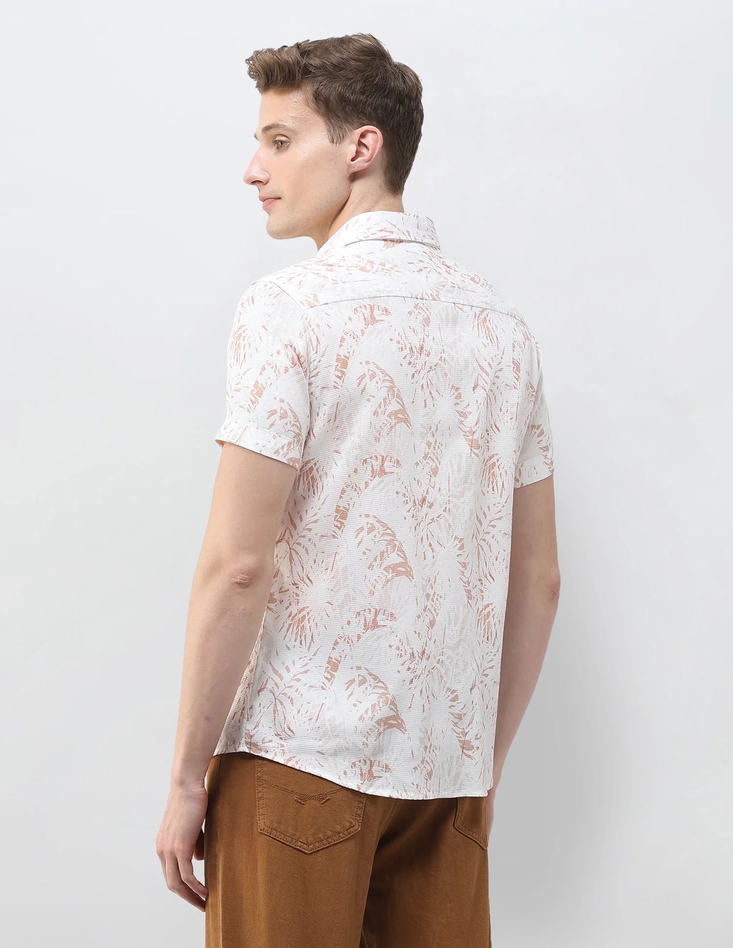 Tropical Printed Summer House Shirt - Image 5