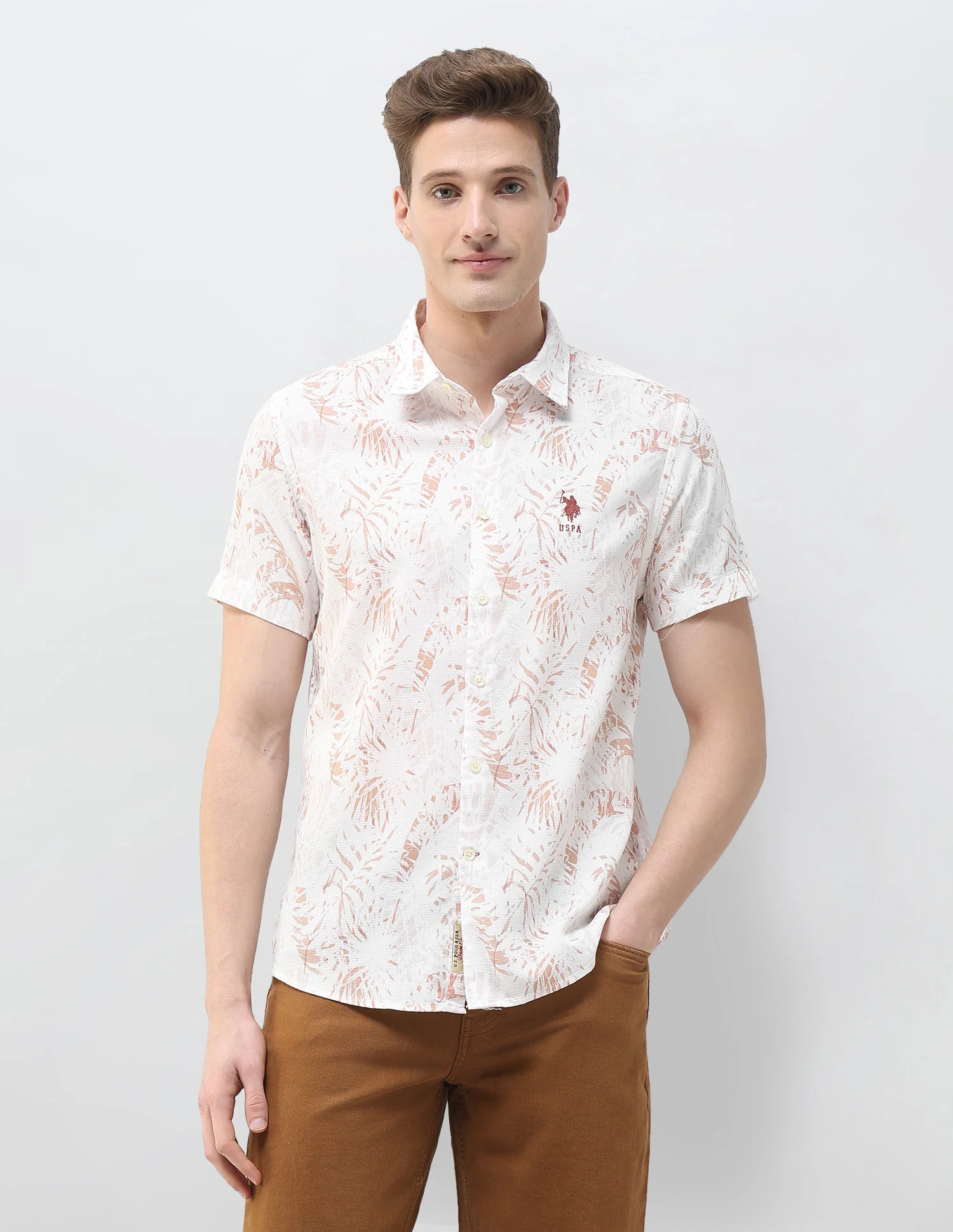 Tropical Printed Summer House Shirt - Image 6