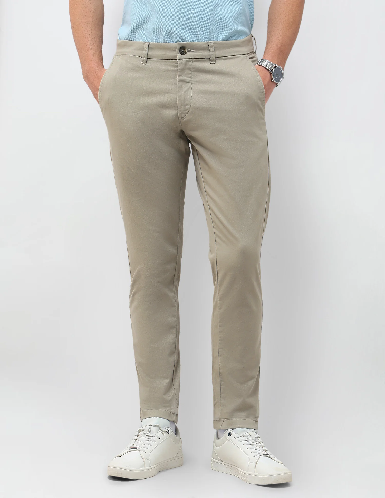 Twill Austin Slim Fit Trousers