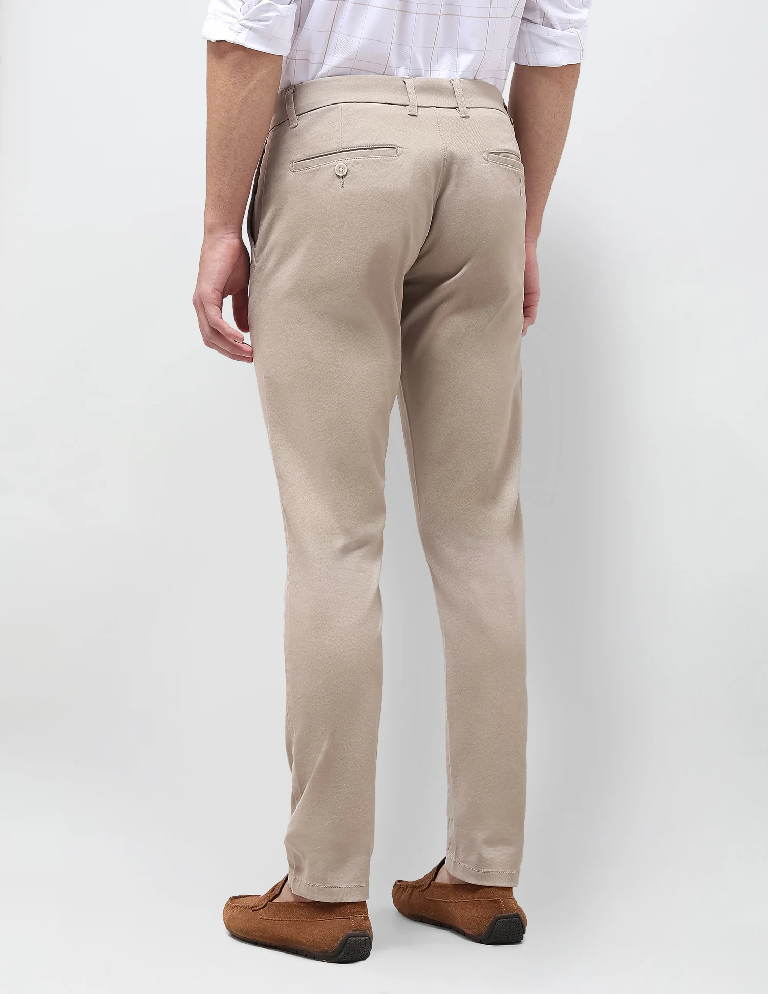 Twill Austin Slim Fit Trousers - Image 5