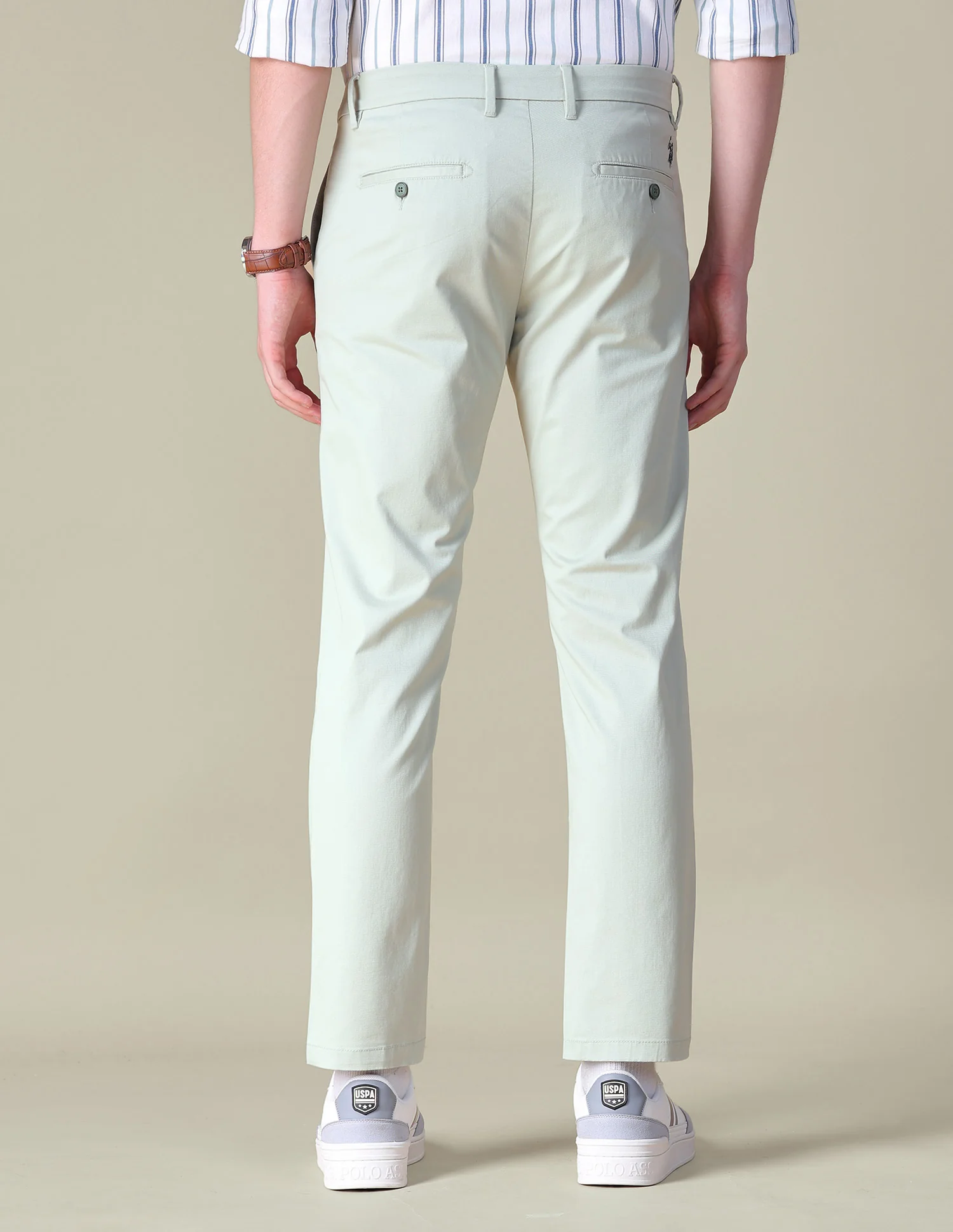 Twill Austin Trim Regular Fit Trousers - Image 5