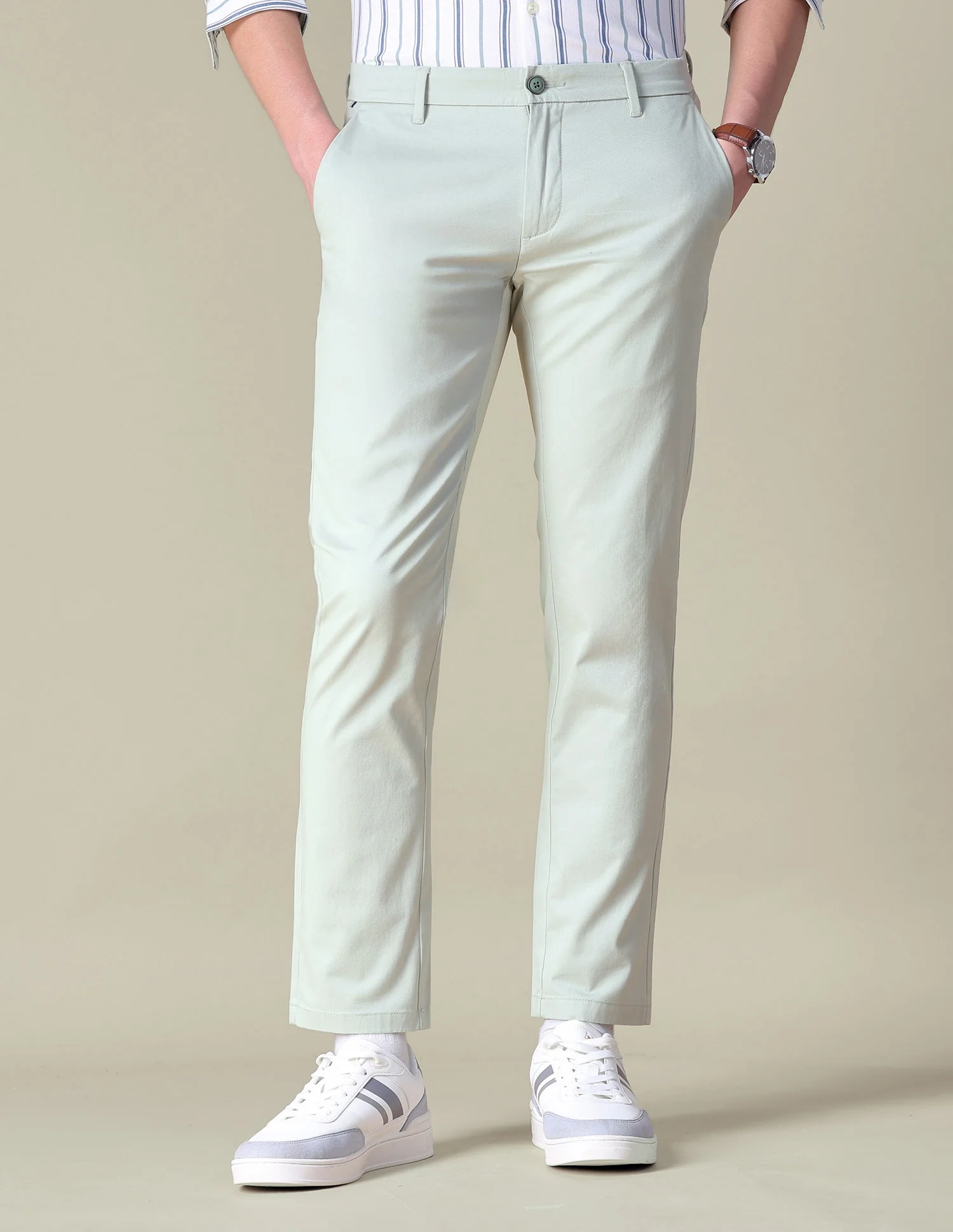 Twill Austin Trim Regular Fit Trousers - Image 6