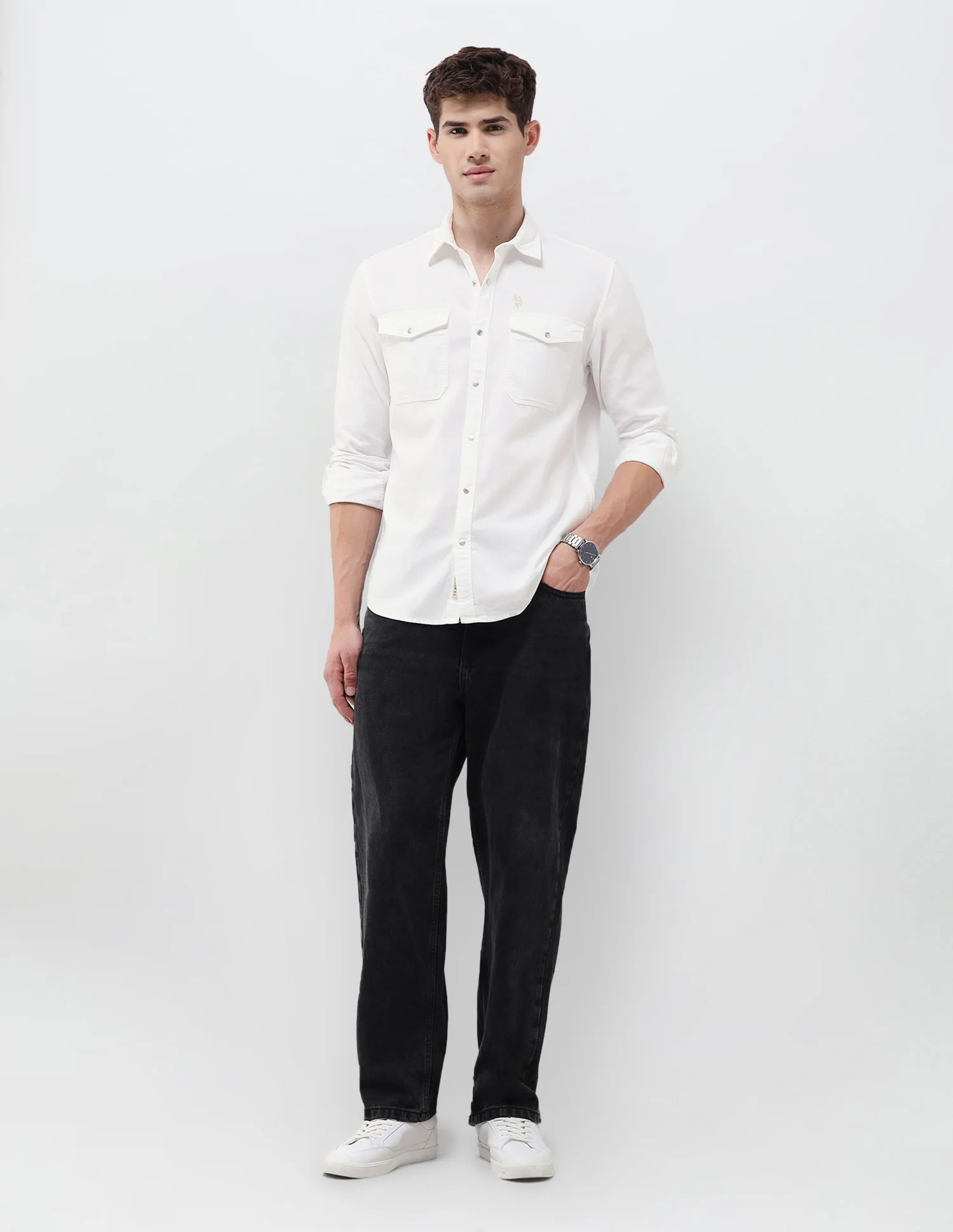 Twill Comfort Fit Shirt - Image 3