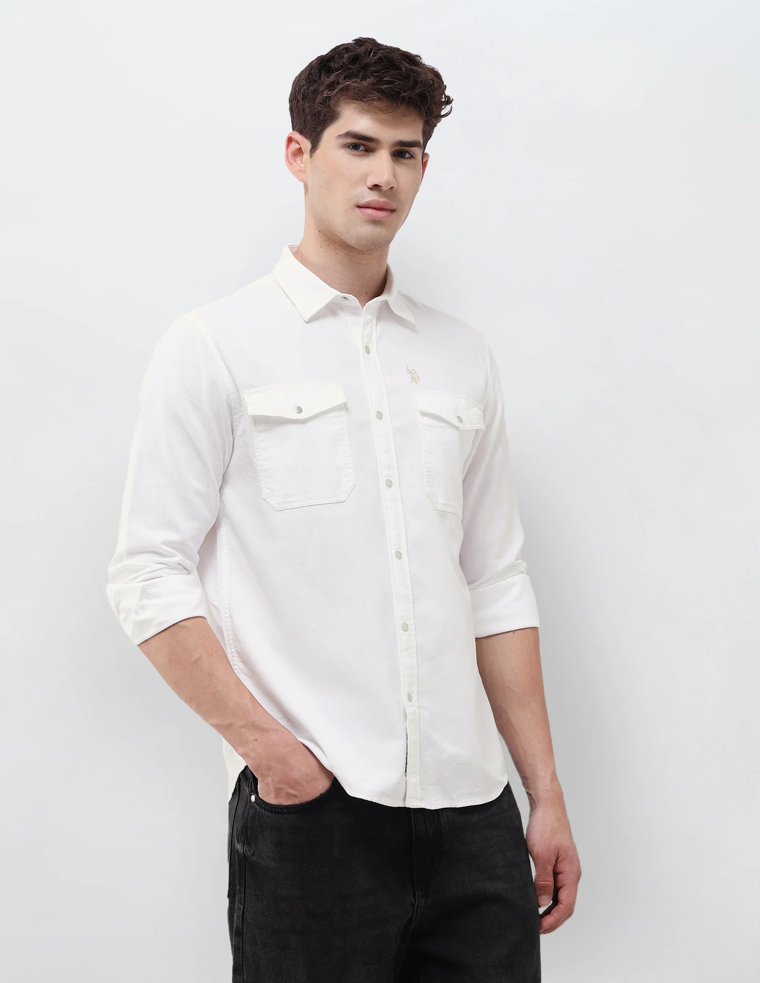 Twill Comfort Fit Shirt - Image 4