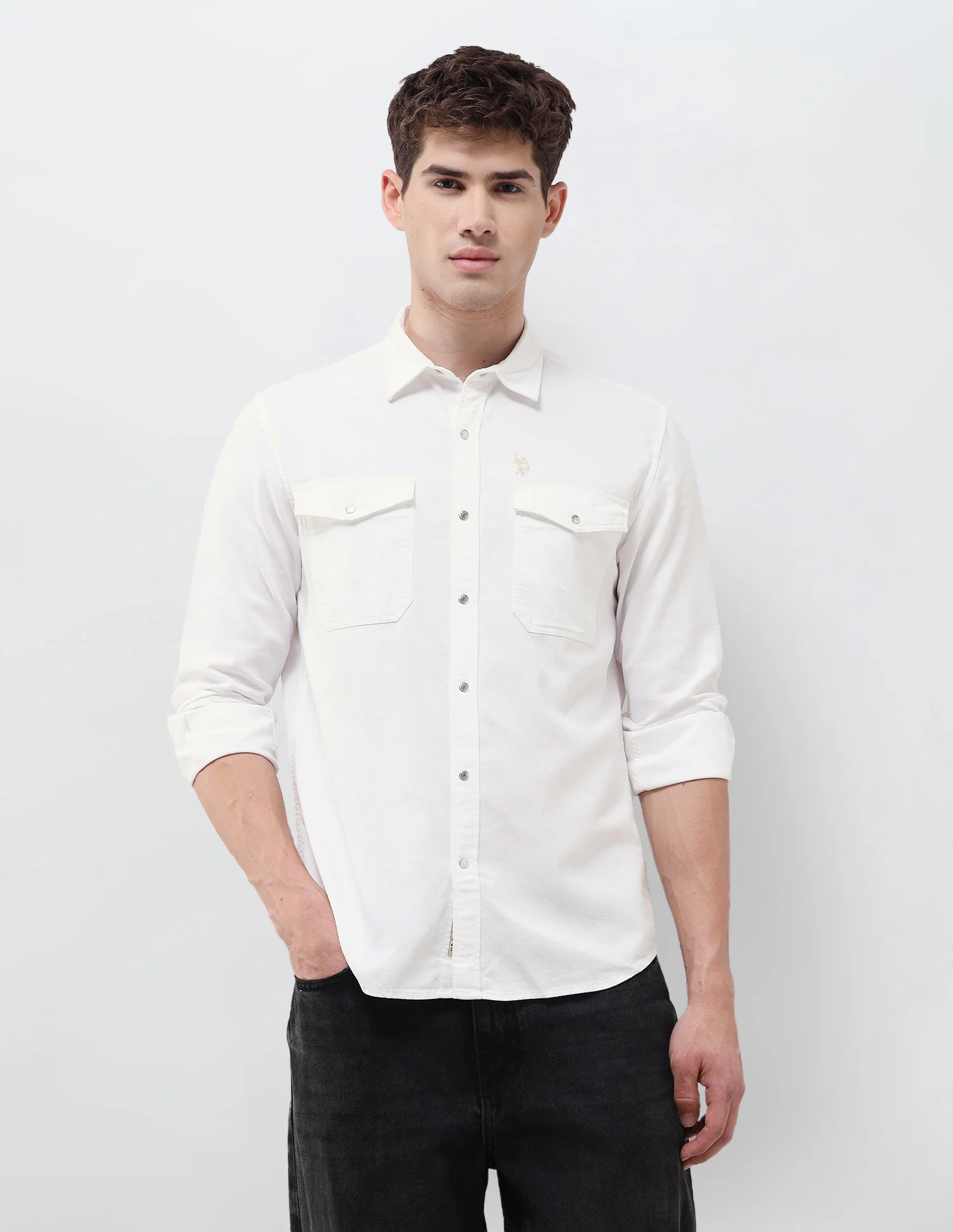 Twill Comfort Fit Shirt - Image 6