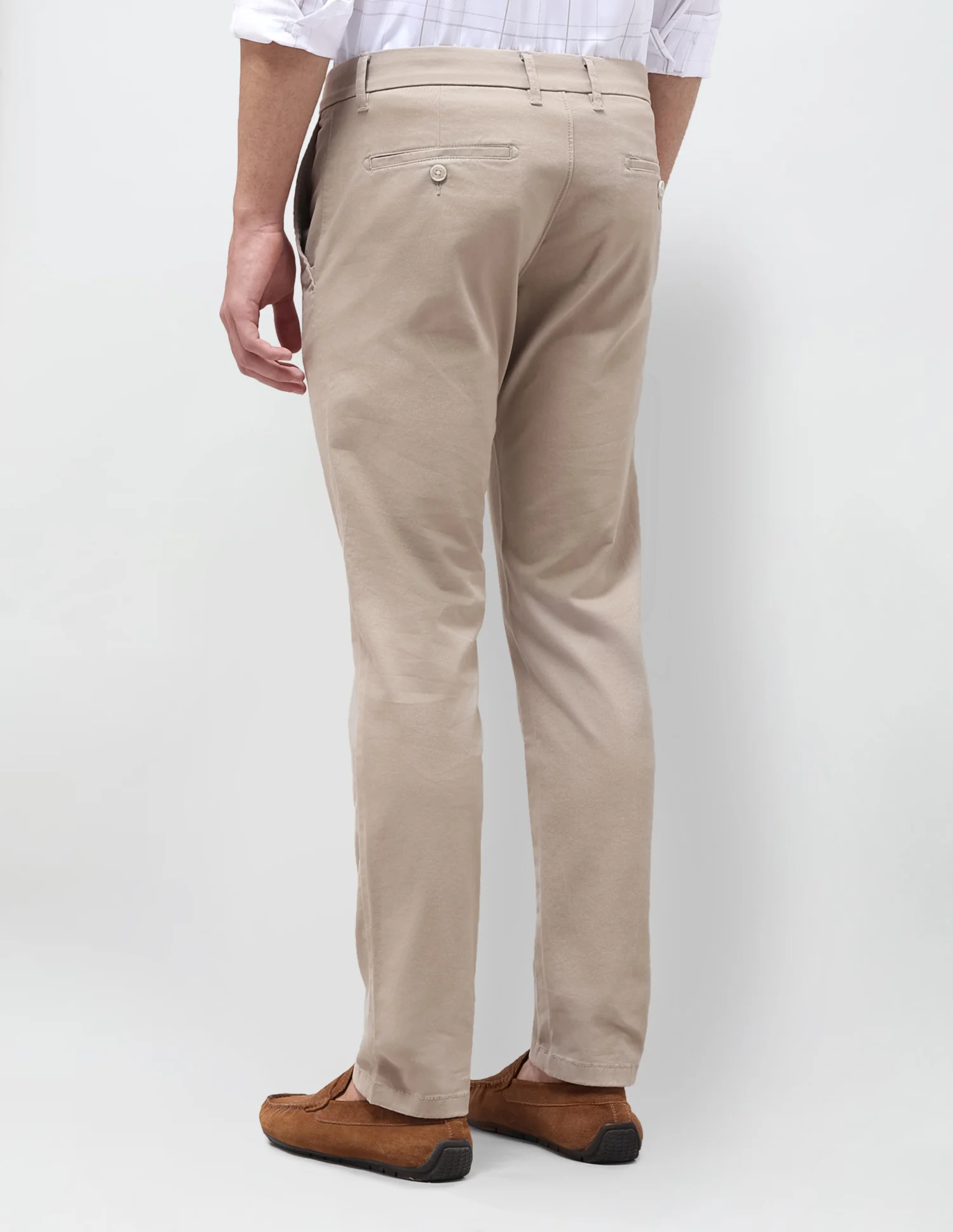 Twill Denver Slim Fit Trousers - Image 5