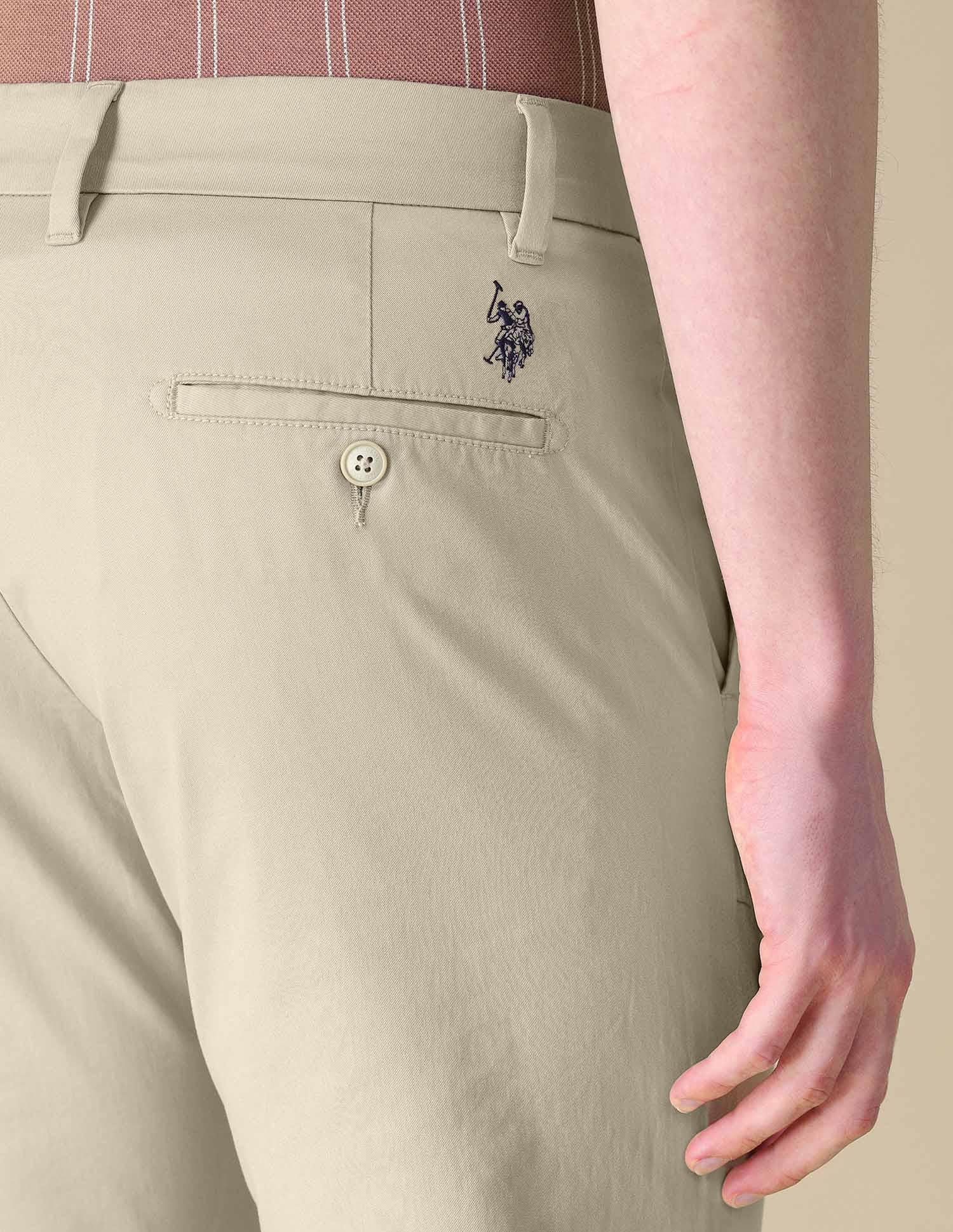 Twill Denver Slim Fit Trousers - Image 8