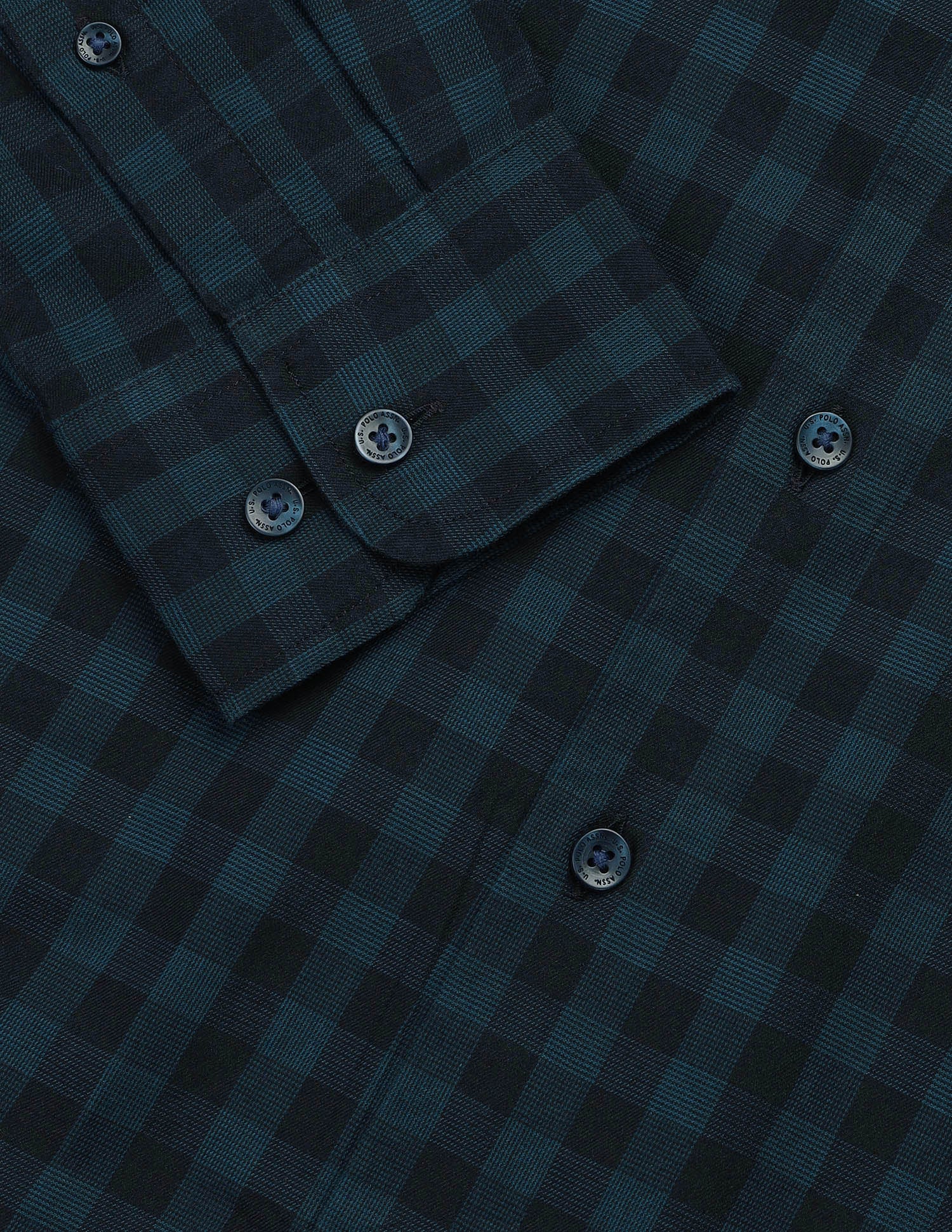 Twill Gingham Checked Shirt - Image 8