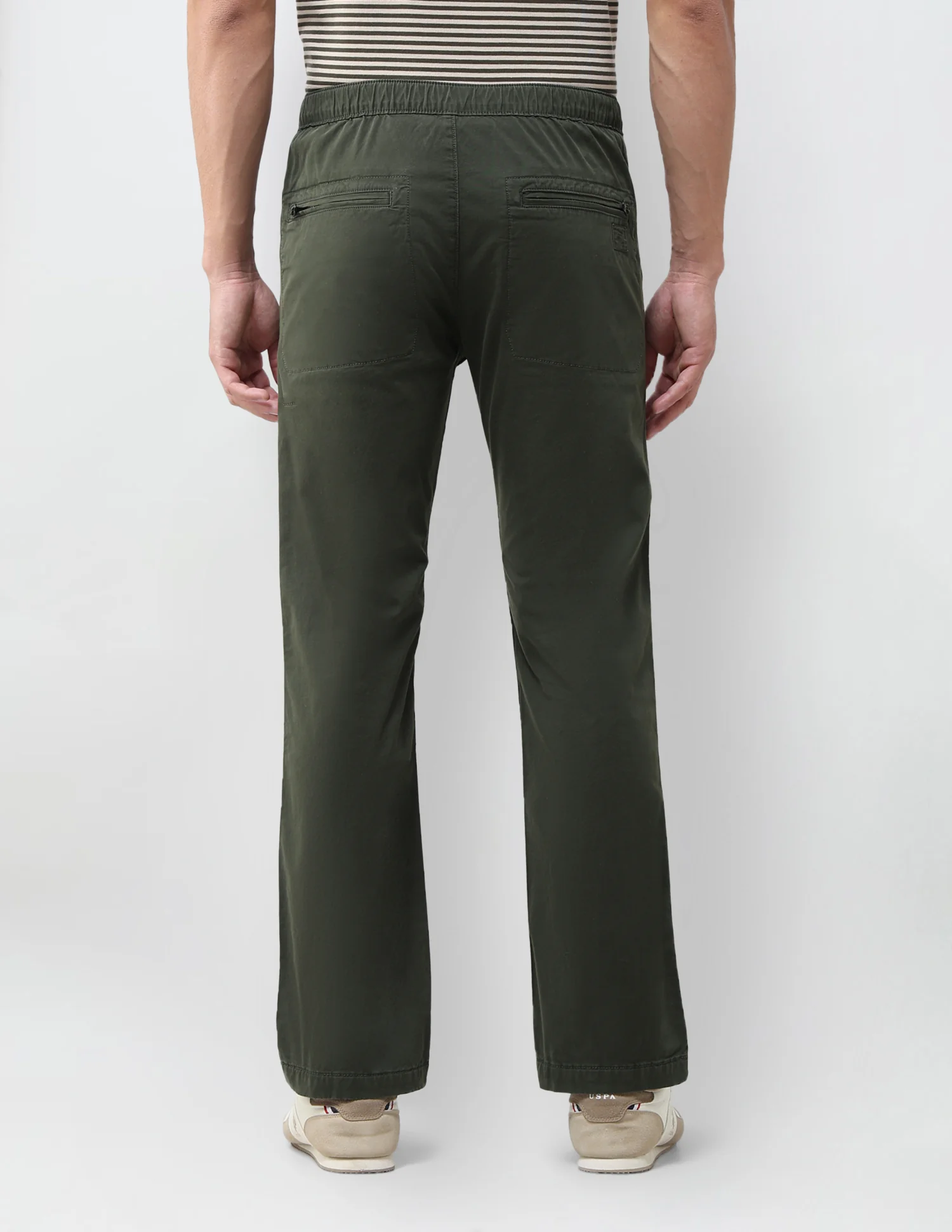 Twill Harold Slim Straight Fit Trousers - Image 5