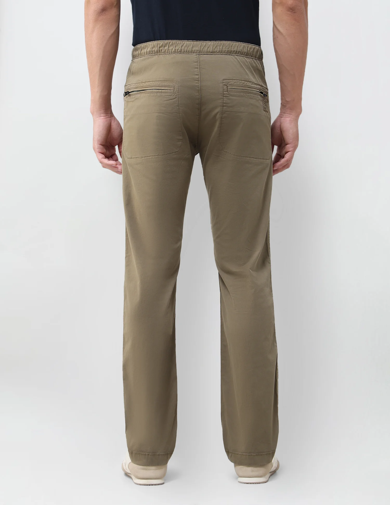 Twill Harold Slim Straight Fit Trousers - Image 5