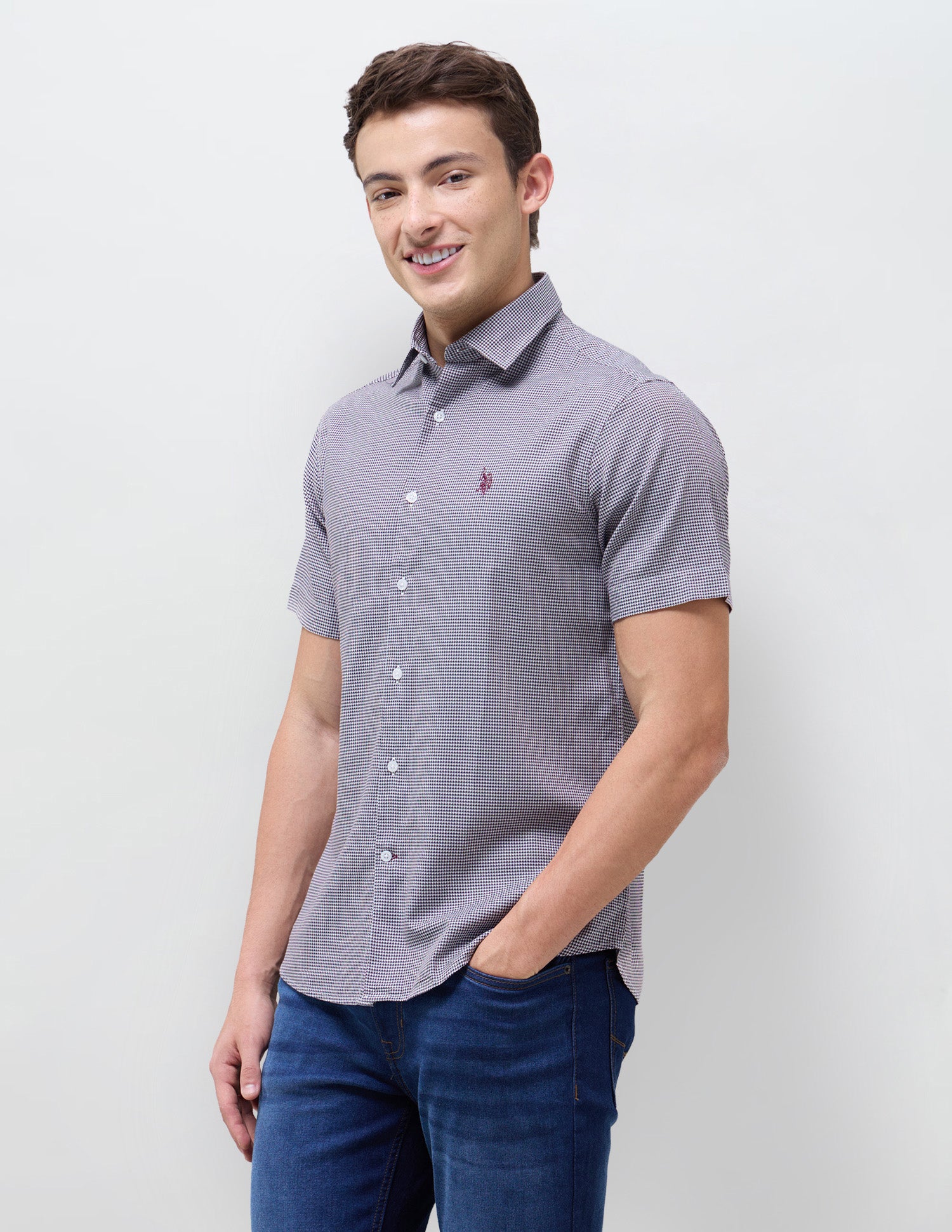 Twill Houndstooth Shirt - Image 4