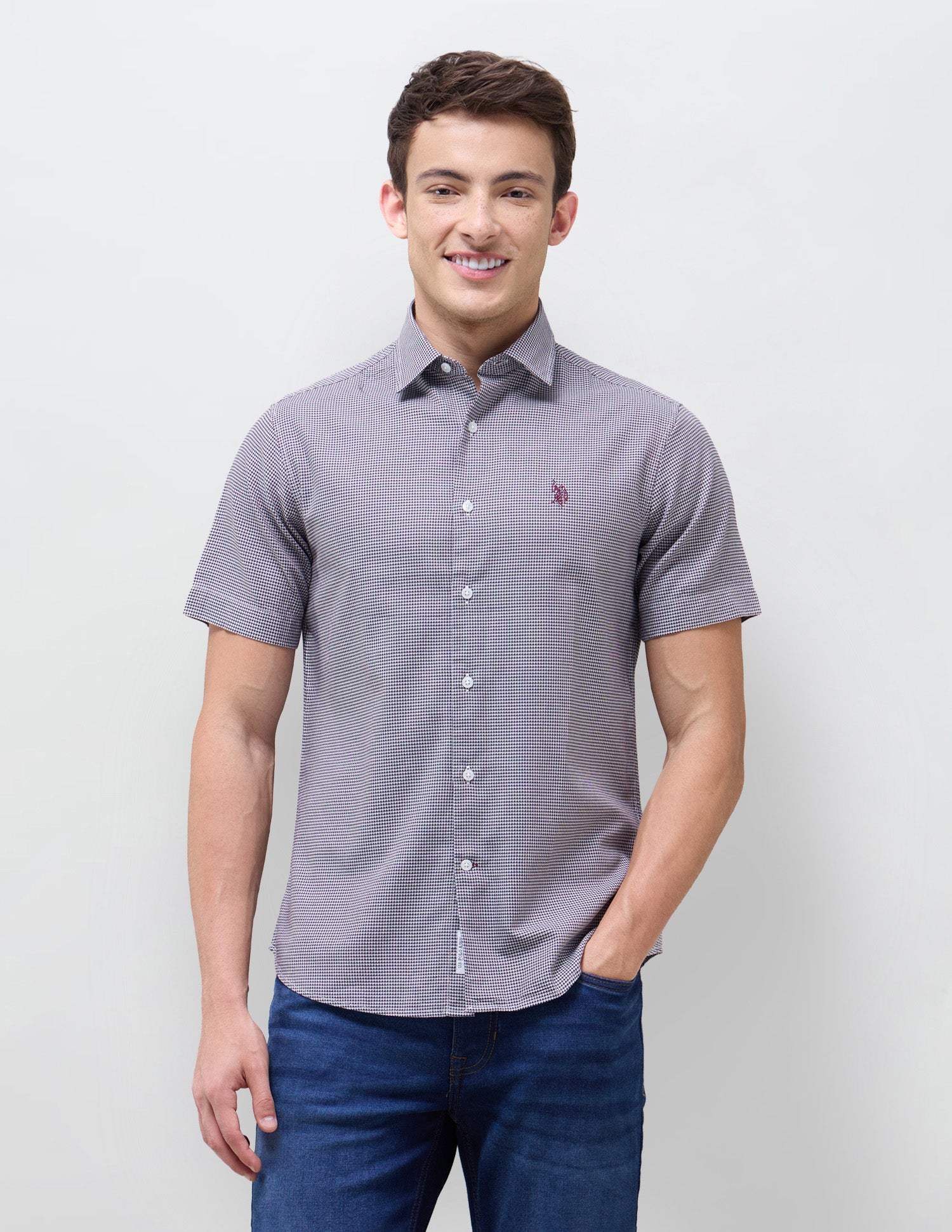 Twill Houndstooth Shirt - Image 6
