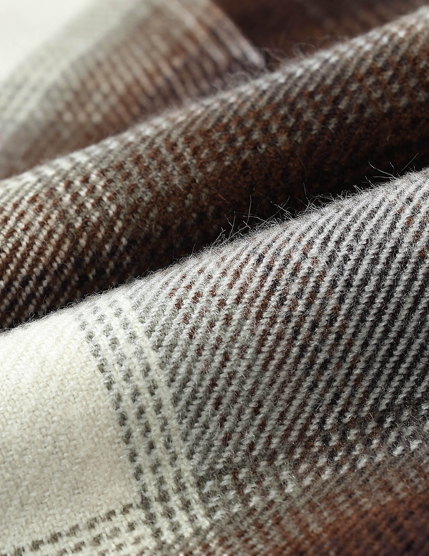 Twill Plaid Checked Shacket - Image 2