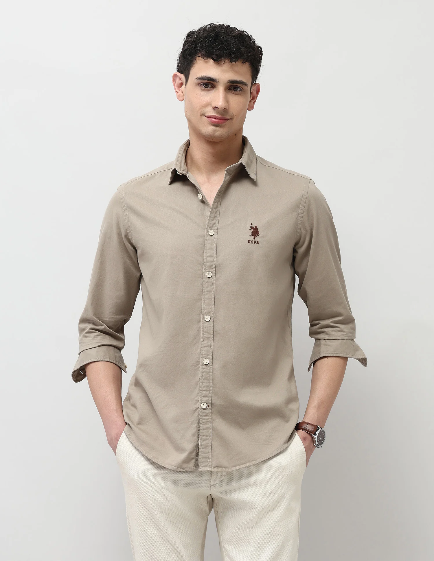 Twill Pure Cotton Shirt