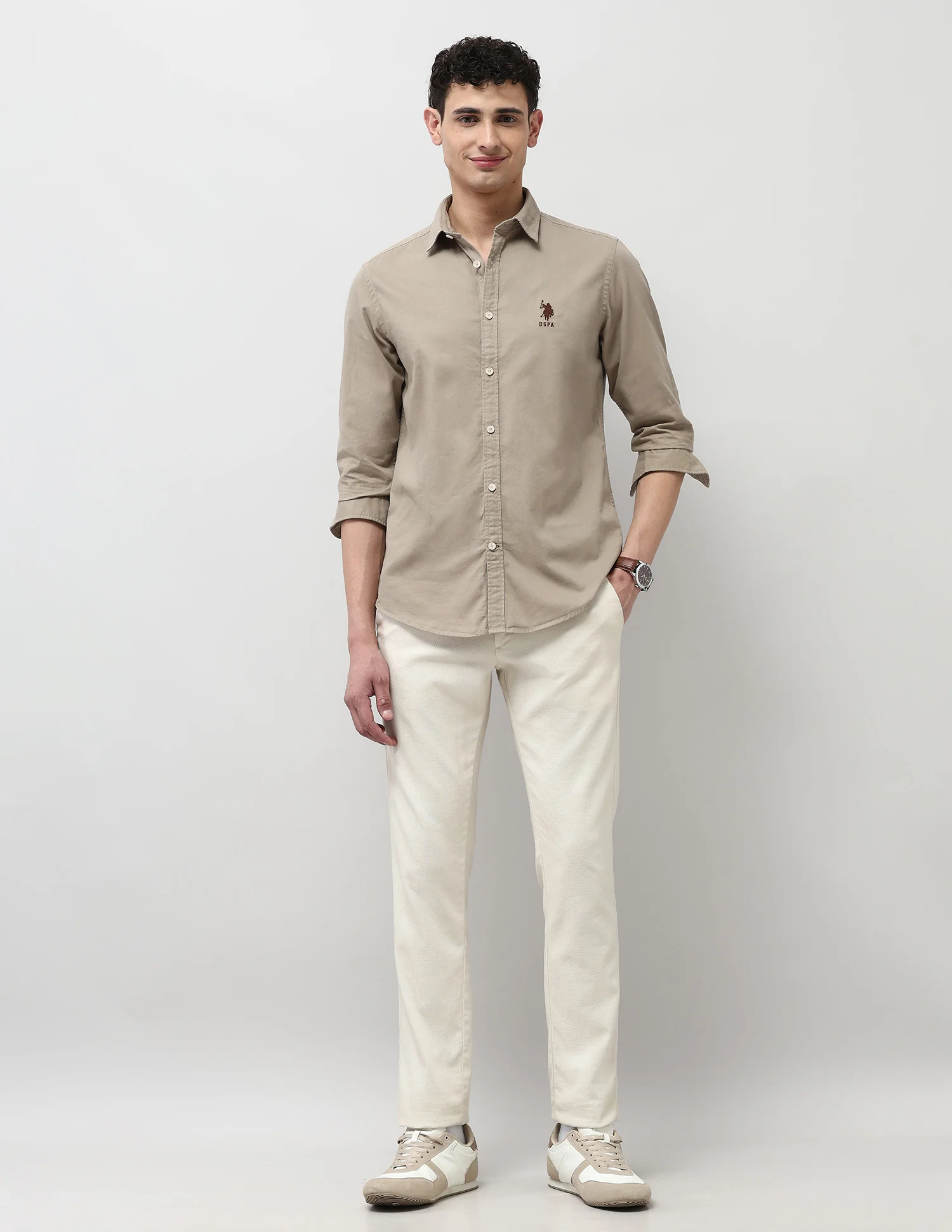 Twill Pure Cotton Shirt - Image 3