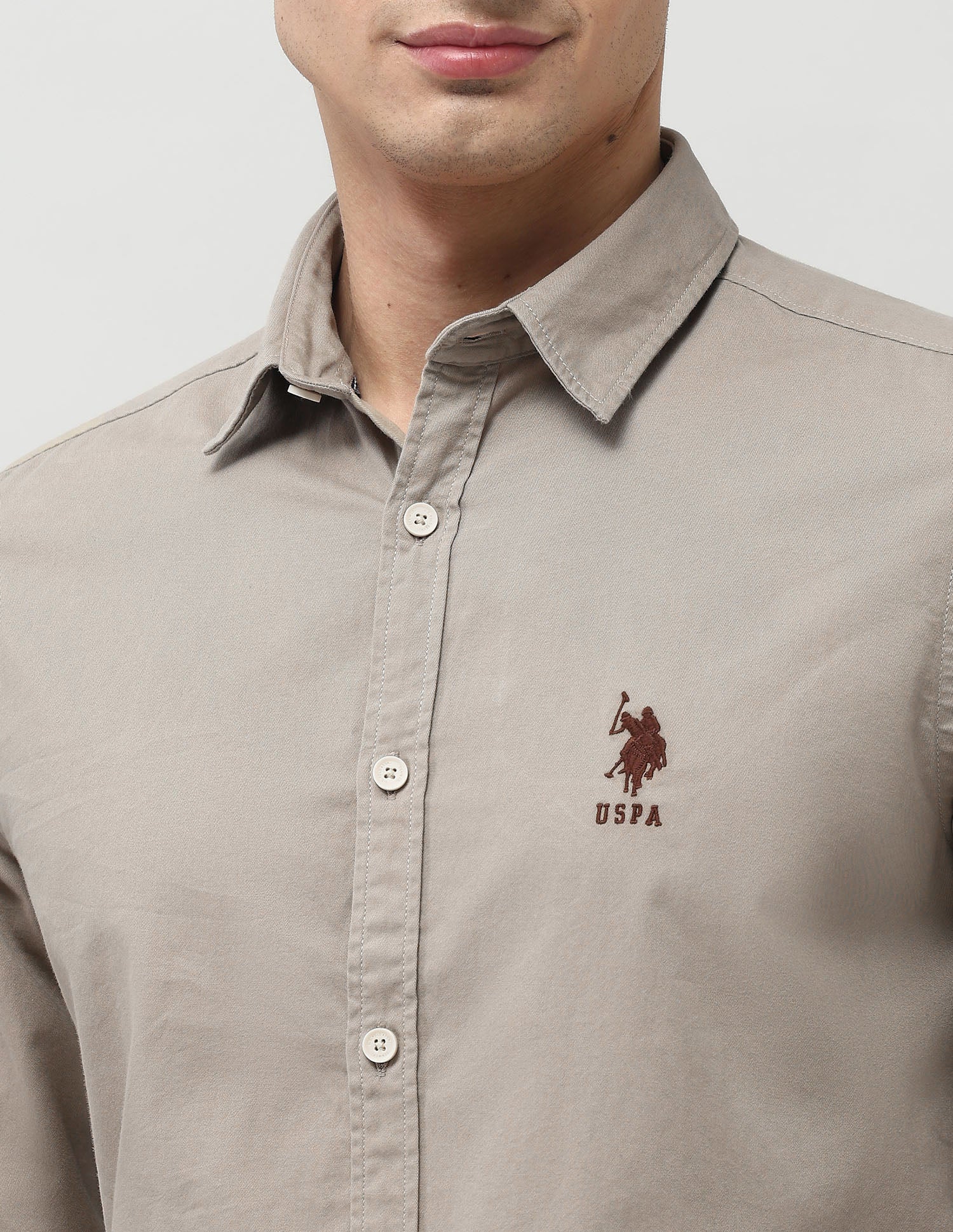 Twill Pure Cotton Shirt - Image 7