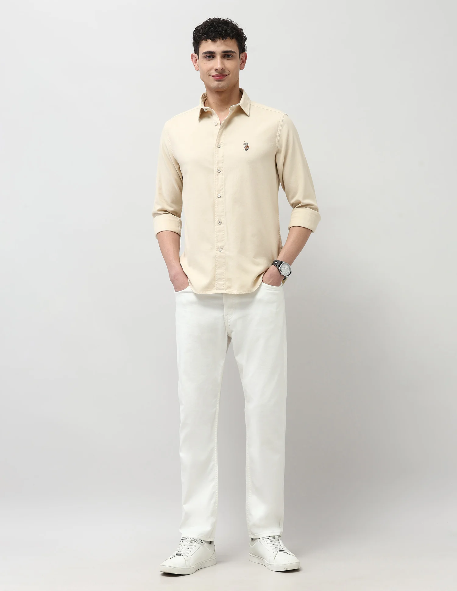 Twill Pure Cotton Shirt - Image 3
