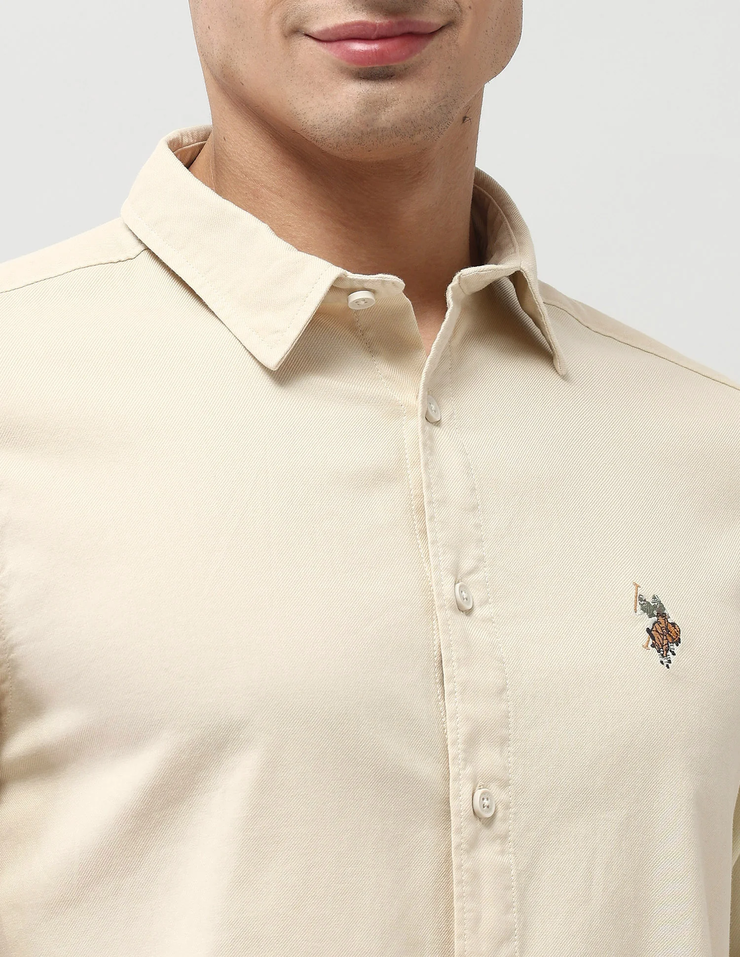 Twill Pure Cotton Shirt - Image 7