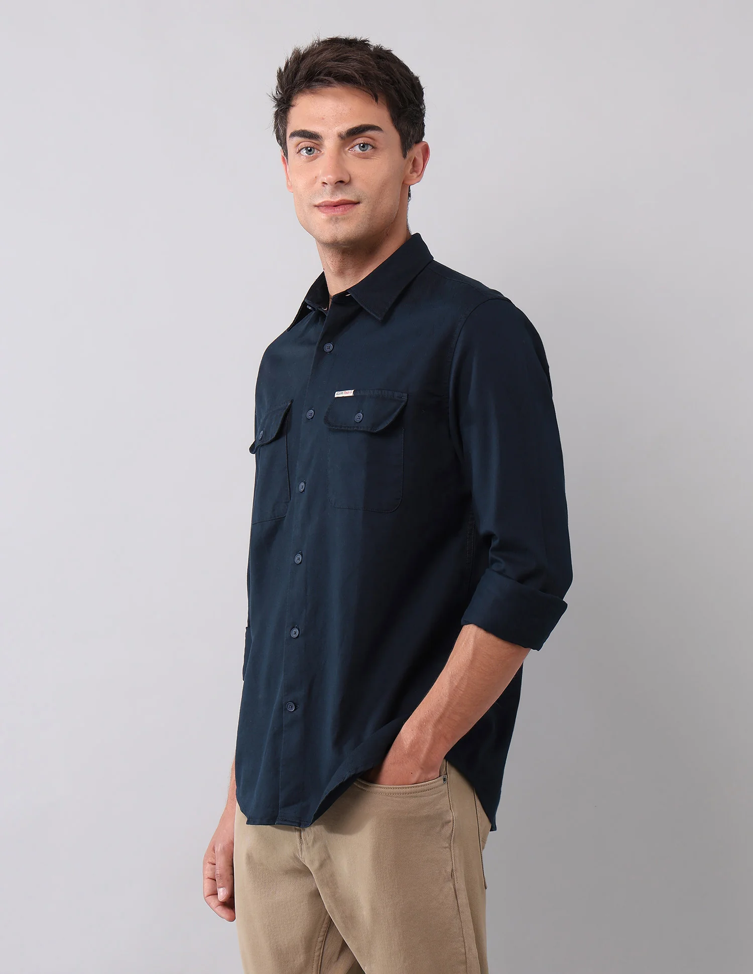 Twill Pure Cotton Shirt - Image 4