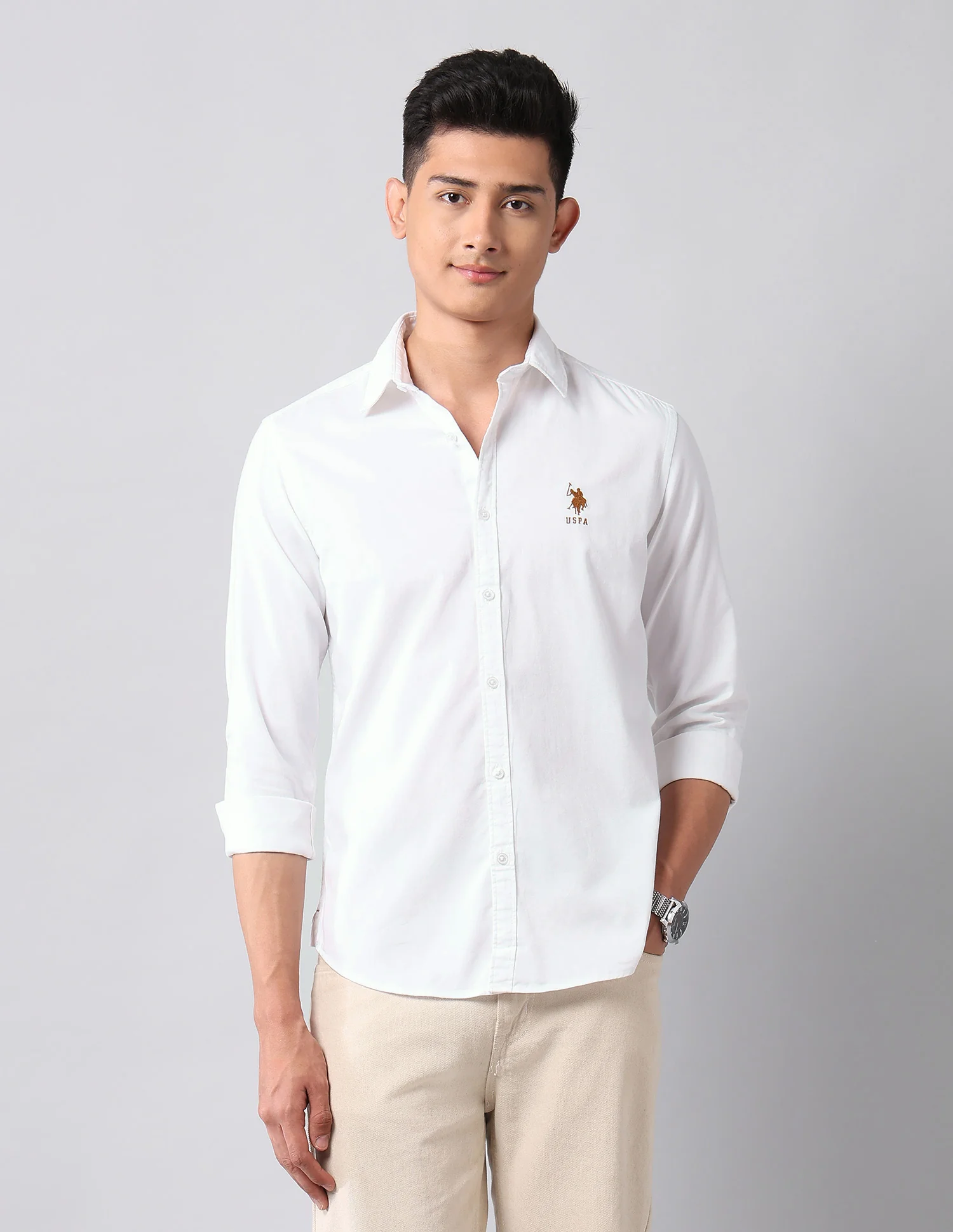 Twill Pure Cotton Shirt