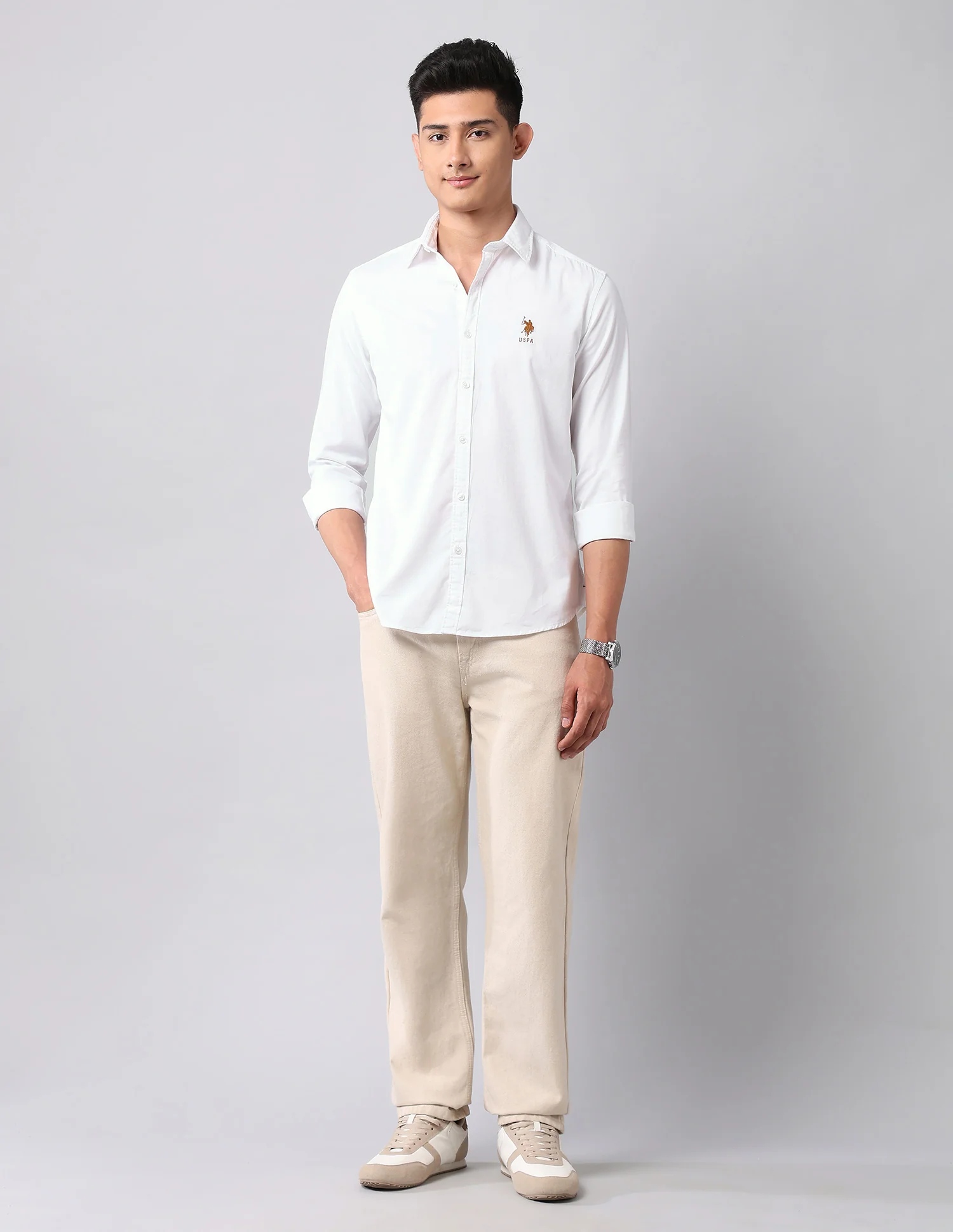 Twill Pure Cotton Shirt - Image 3