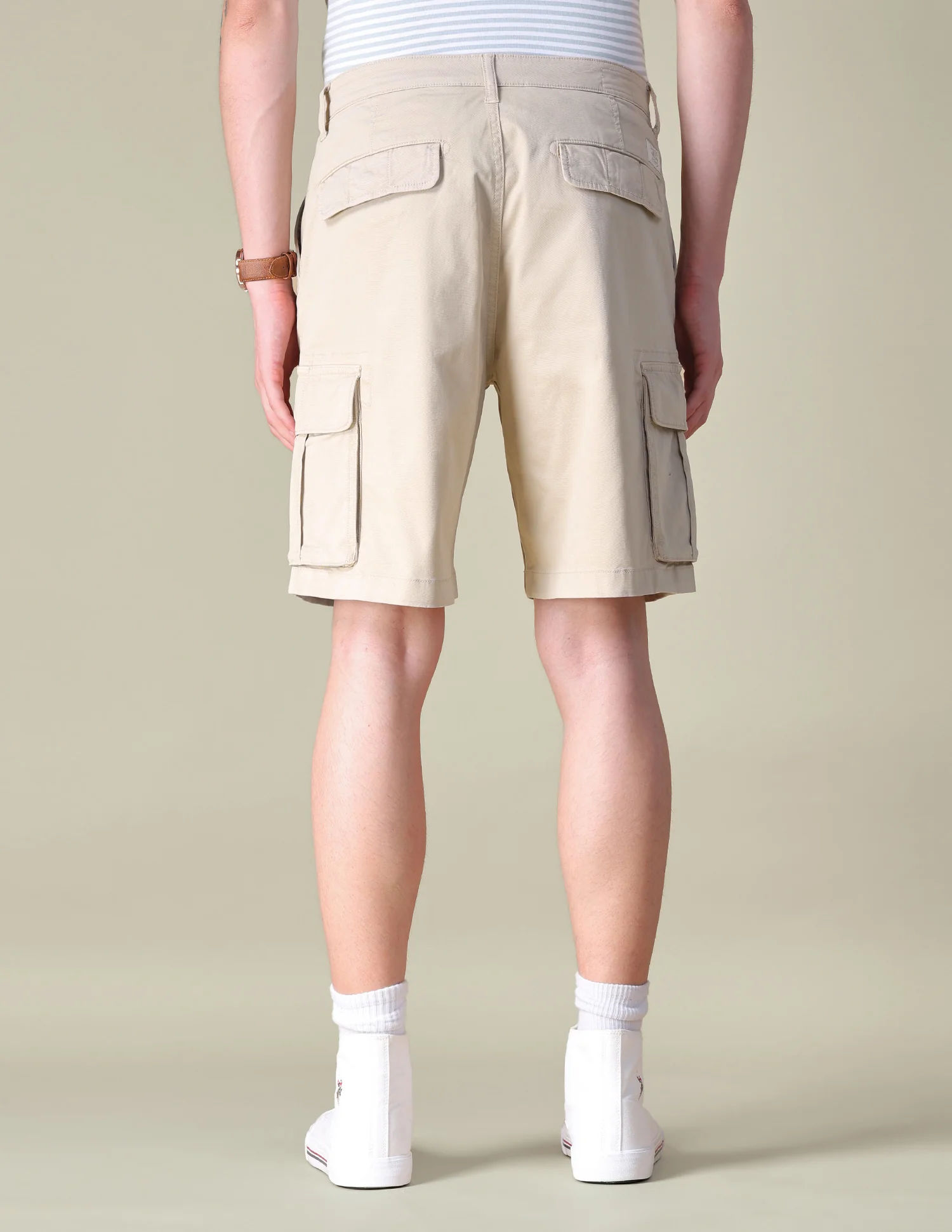 Twill Regular Fit Cargo Shorts - Image 5