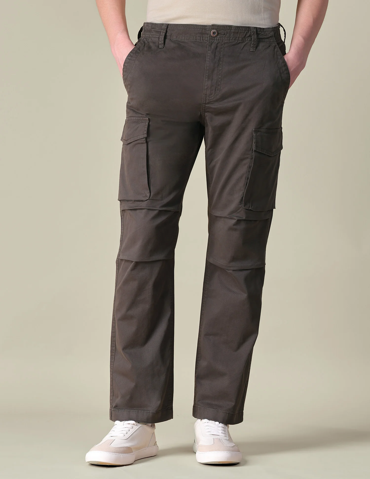 Twill Regular Fit Cargos - Image 6